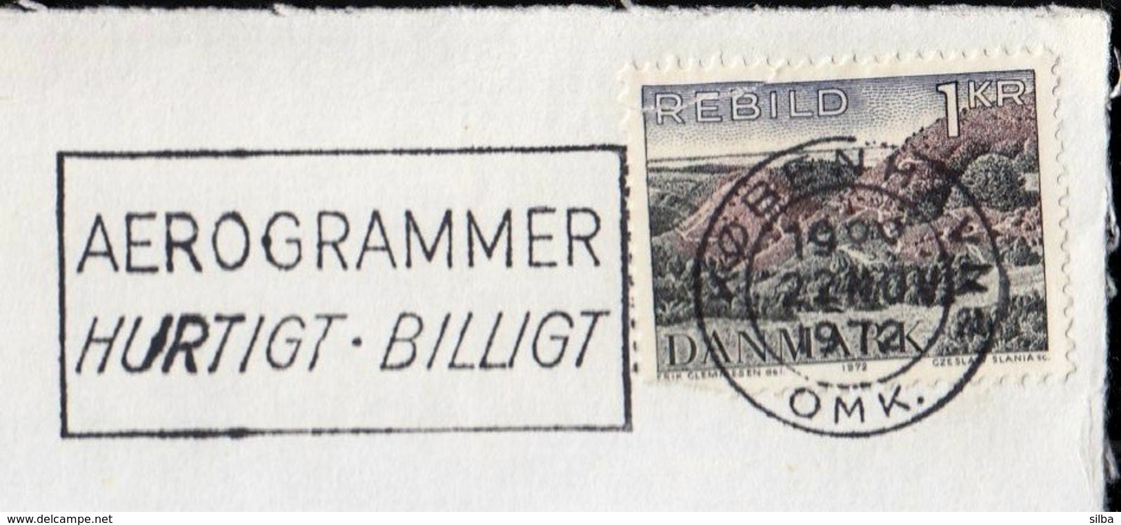 Denmark Copenhagen 1972 / Aerogrammer, Hurtigt - Billigt / Machine Stamp - Franking Machines (EMA)