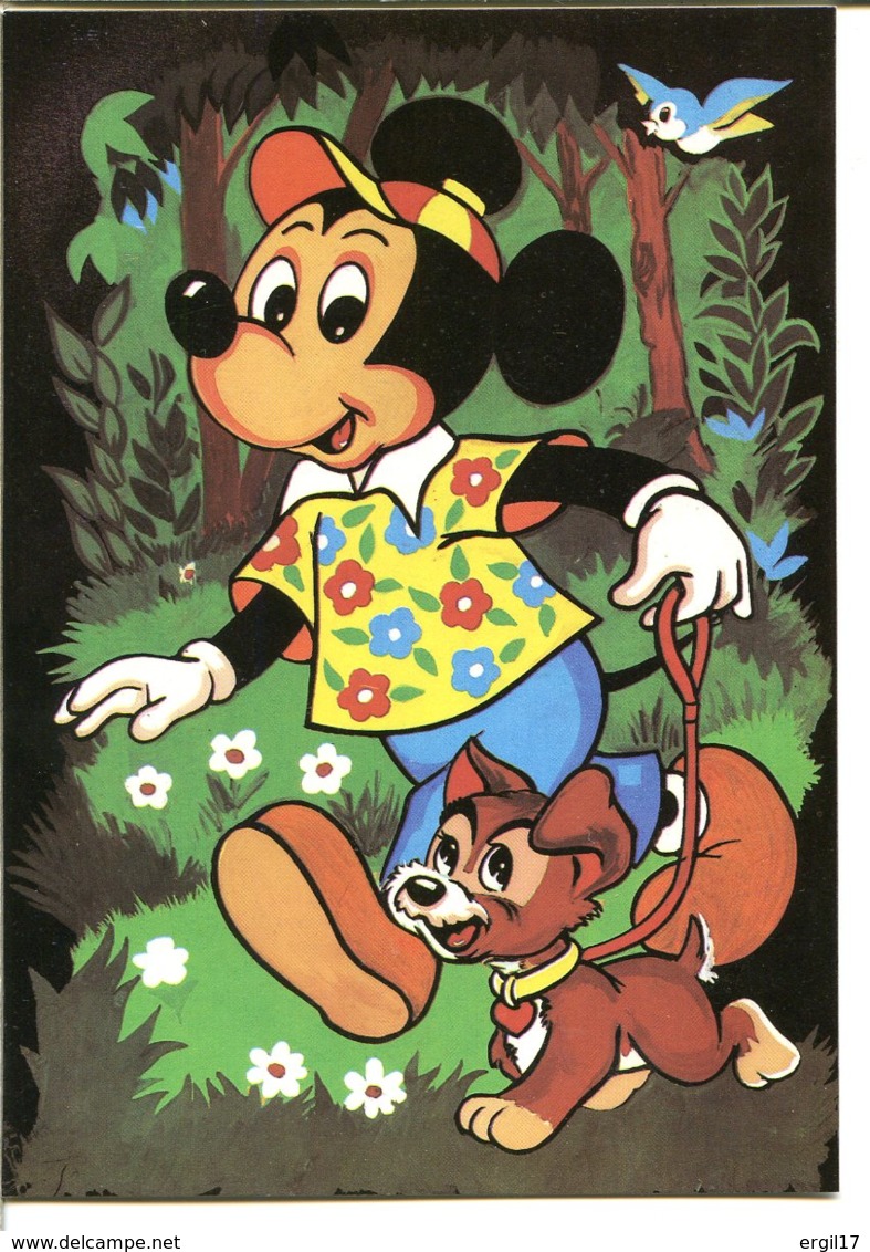 Illustration Walt Disney - Lot De 2 CPM - Voir Détails Dans La Description - Autres & Non Classés