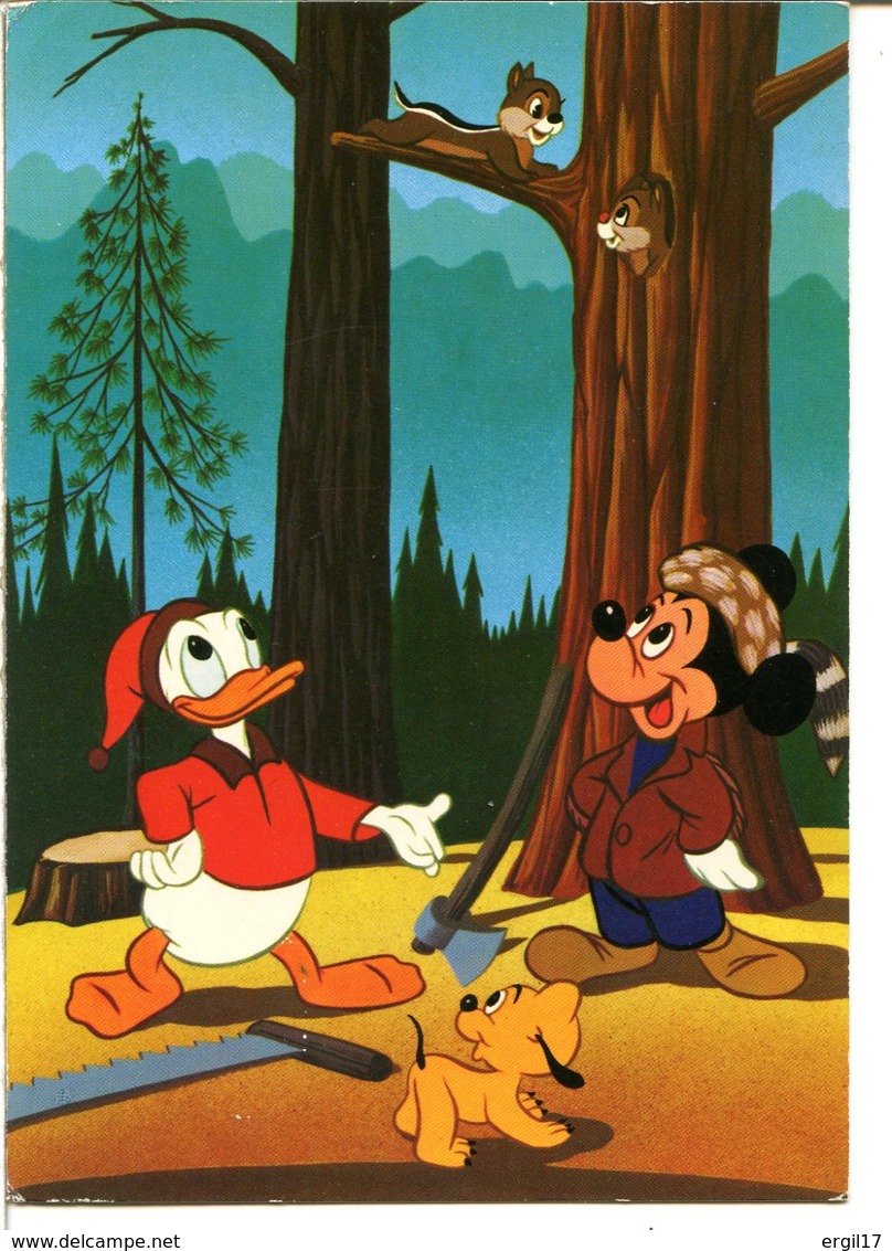 Illustration Walt Disney - Lot De 2 CPM - Voir Détails Dans La Description - Autres & Non Classés