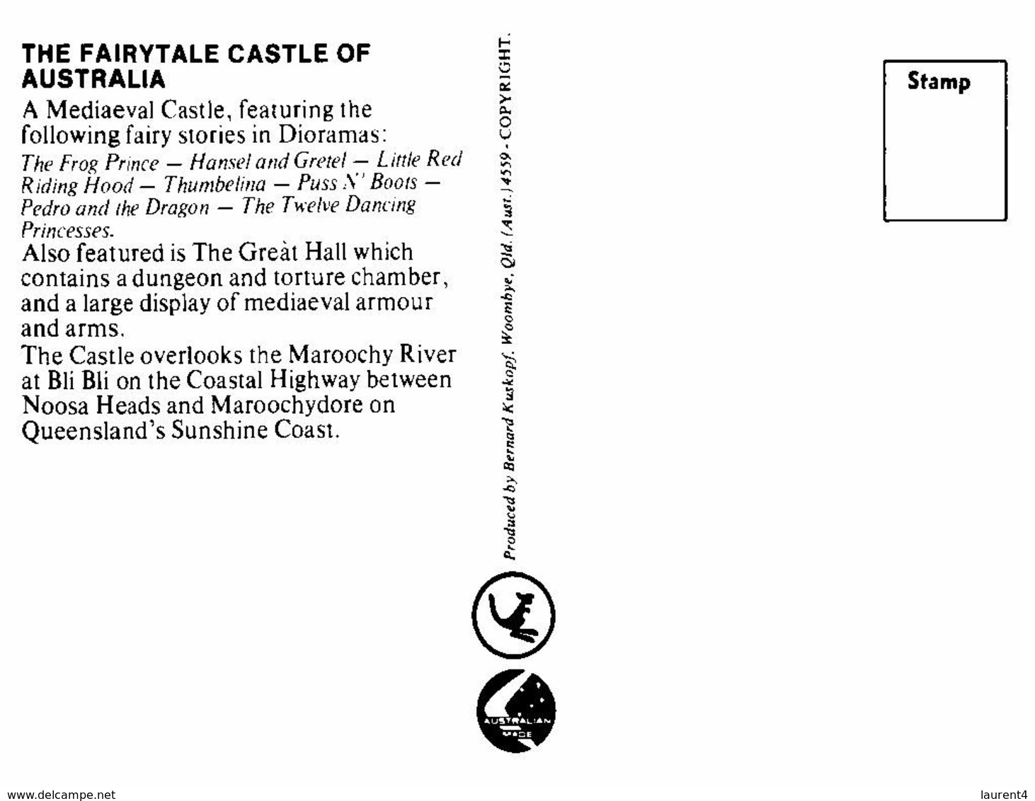 (N 13) Australia - QLD - Fairytale Castle In Bli Bli - Gold Coast