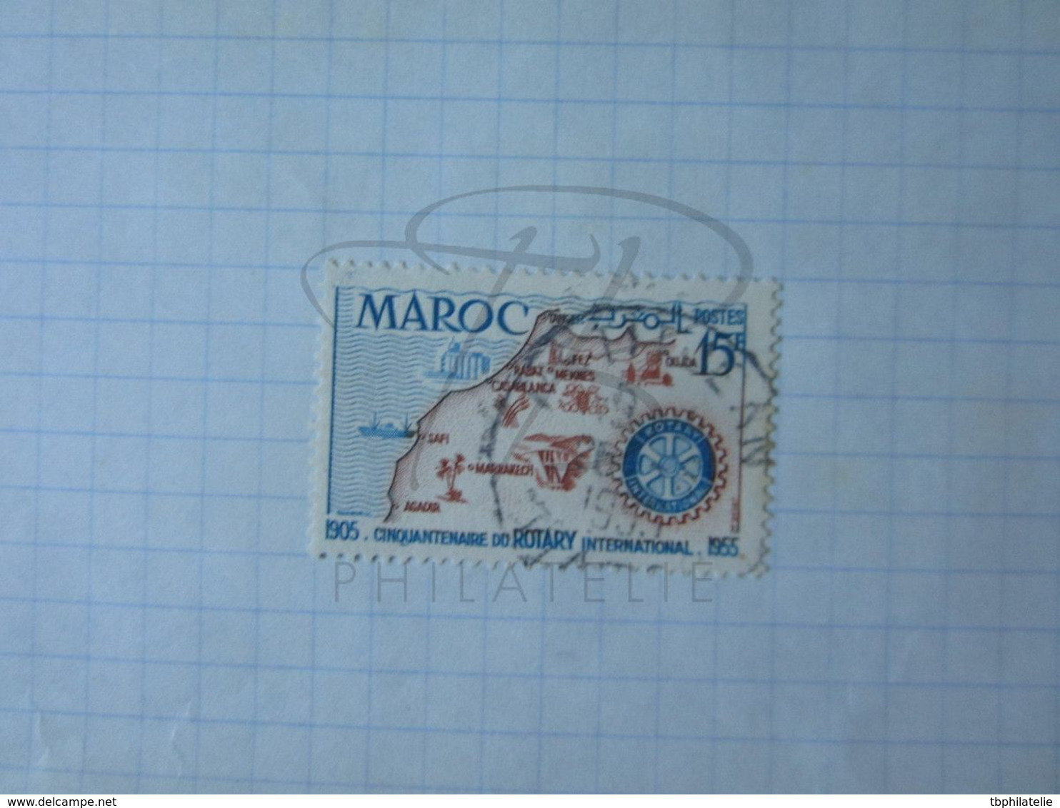 LOT DE + 250 TIMBRES DU MAROC