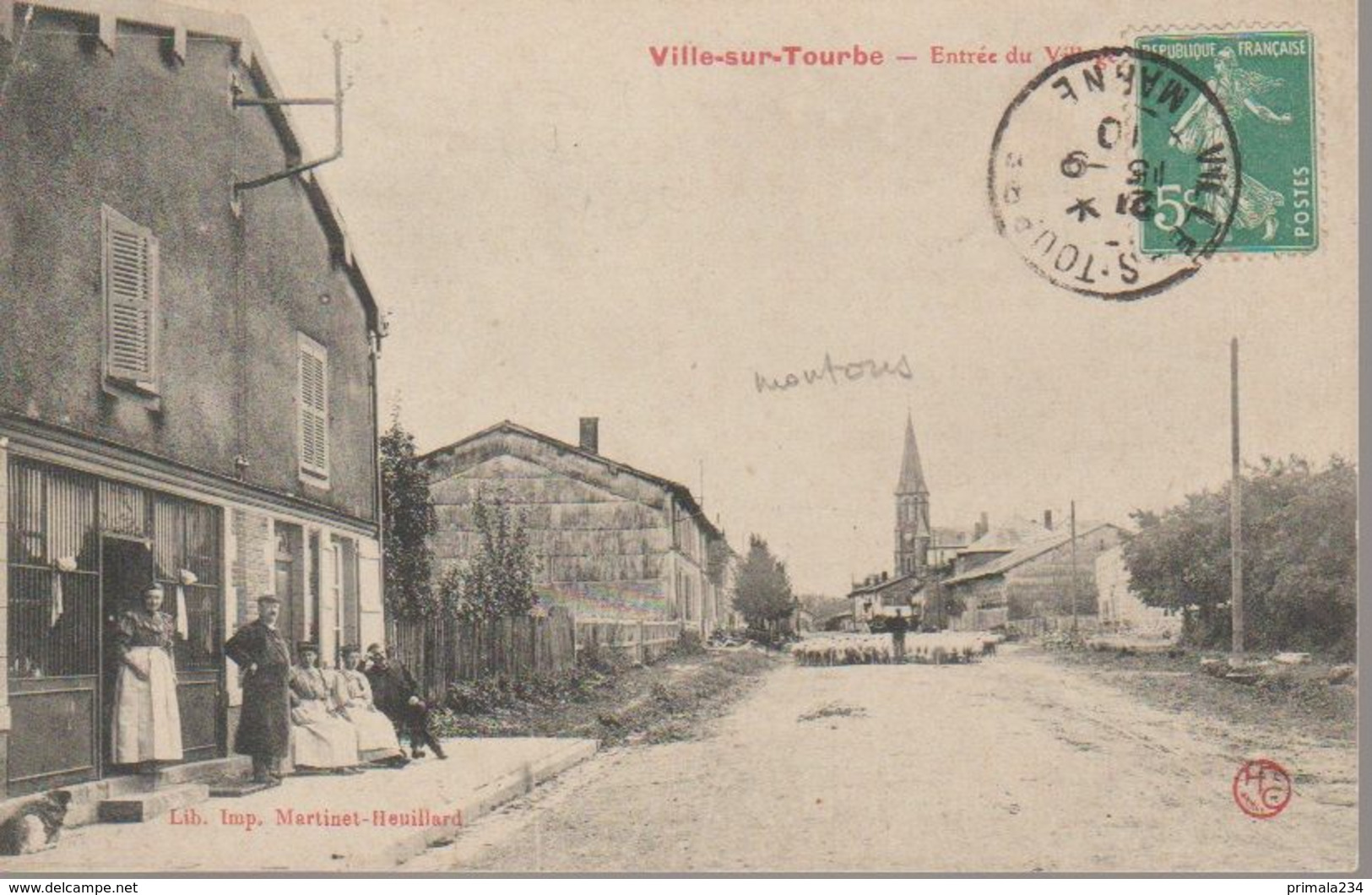 VILLE SUR TOURBE - ENTREE DU VILLAGE - Ville-sur-Tourbe