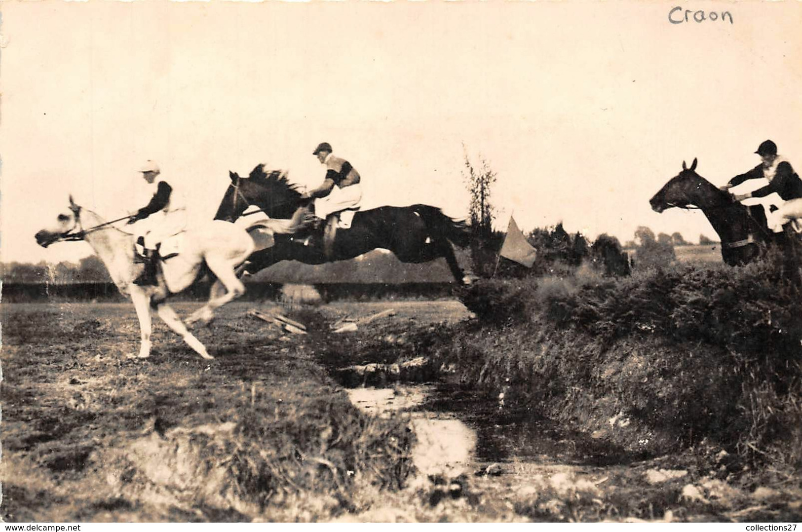 53-CRAON- HIPPODROME-UN SAUT IMPRESSIONNANT - Craon