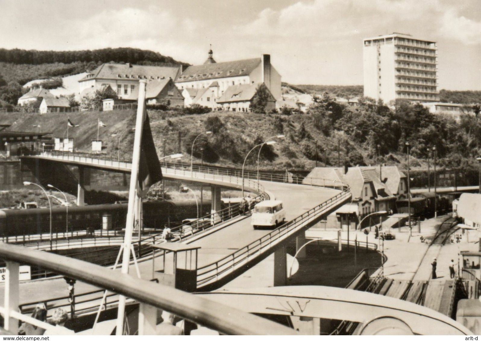 DC3354 - Postkarte Sassnitz Blick Zum Seemannsheim Rügen Hotel - Sassnitz