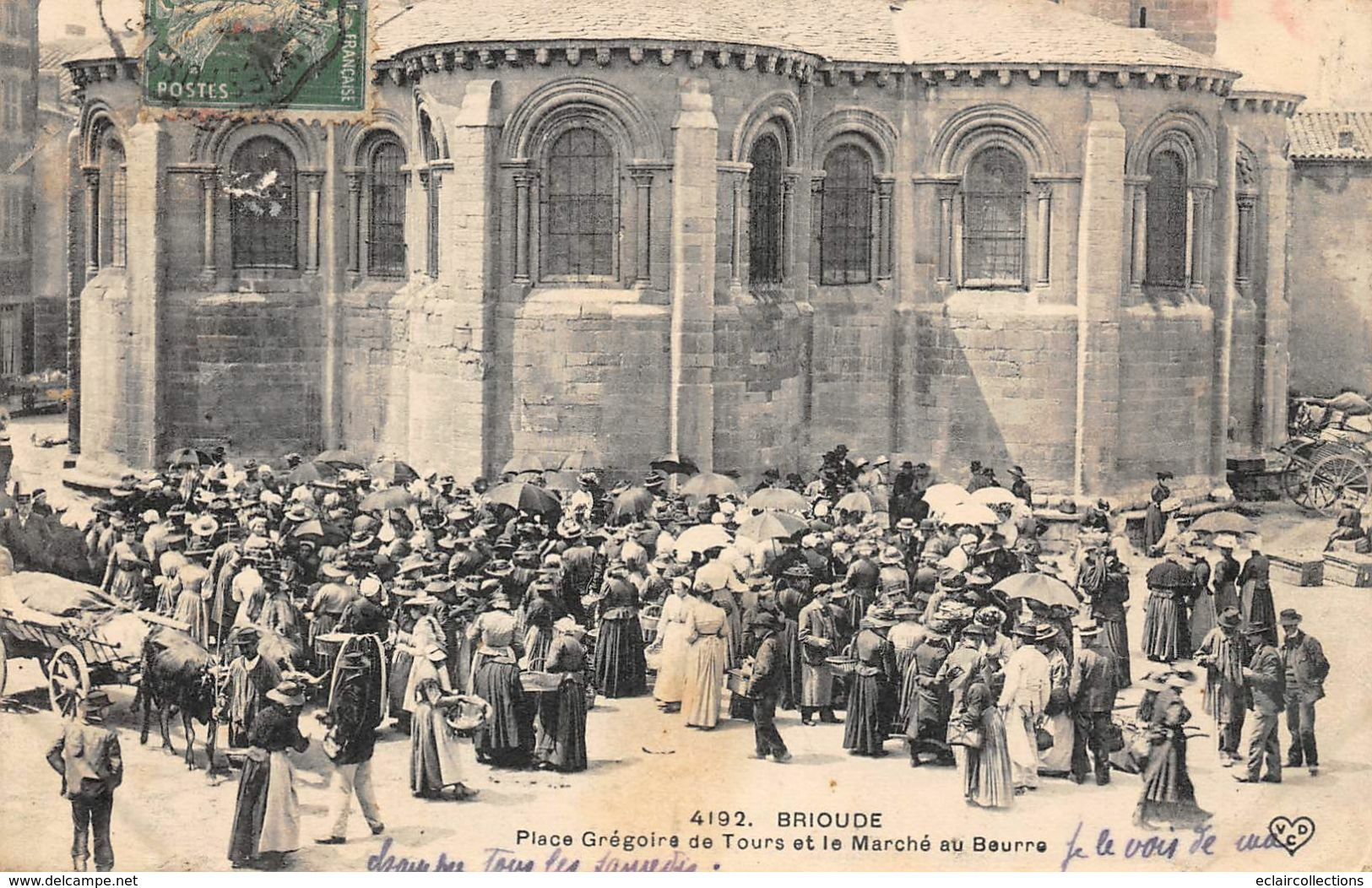 Brioude        43           Marché Au Beurre Place Grégoire De Tours     (voir Scan) - Brioude