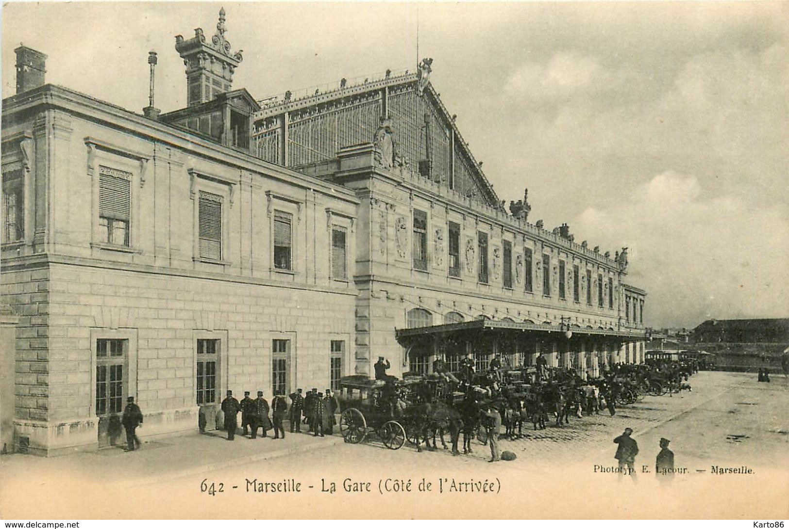 Marseille * La Gare * Le Parvis * Diligence - Stazione, Belle De Mai, Plombières