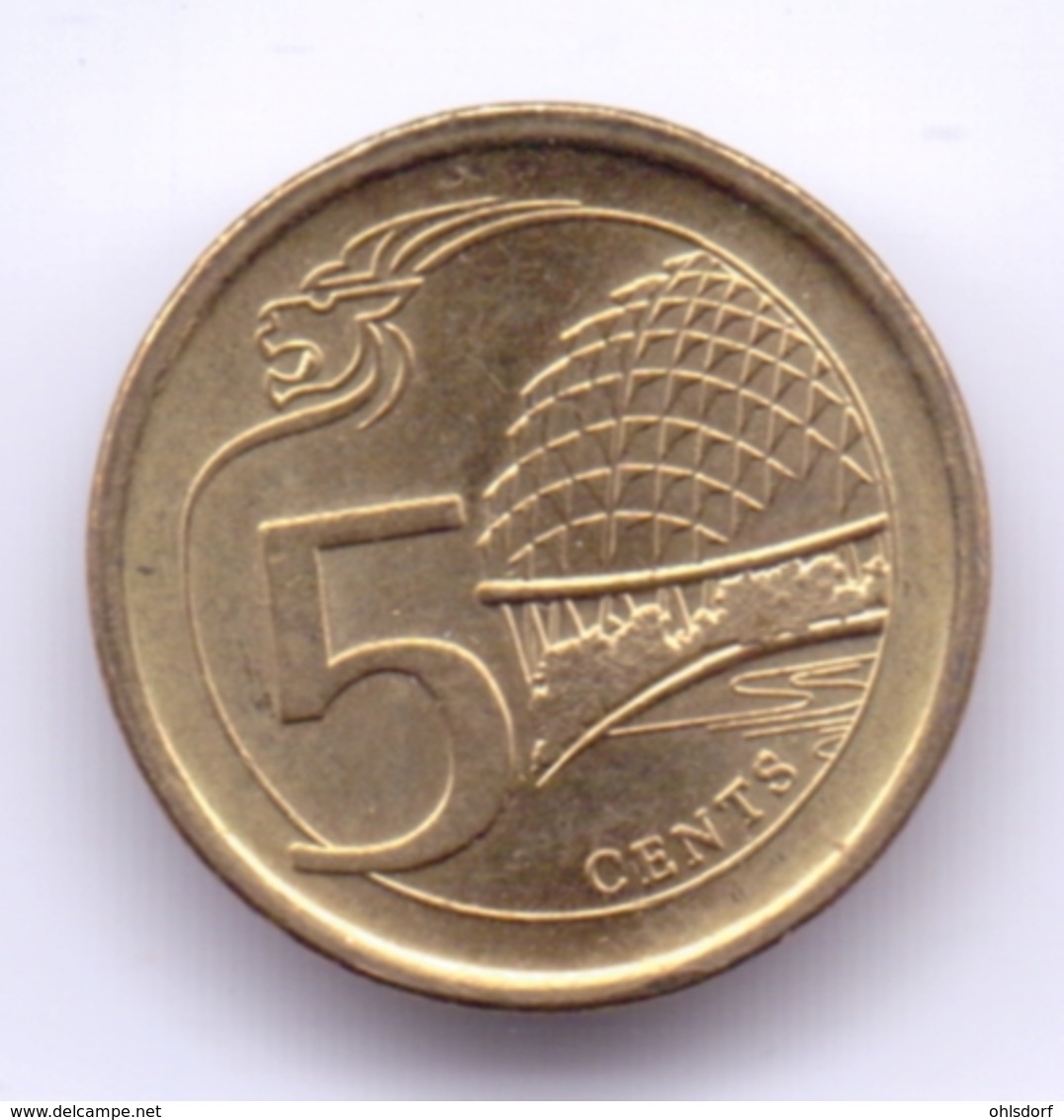 SINGAPORE 2018: 5 Cents, KM 345 - Singapore