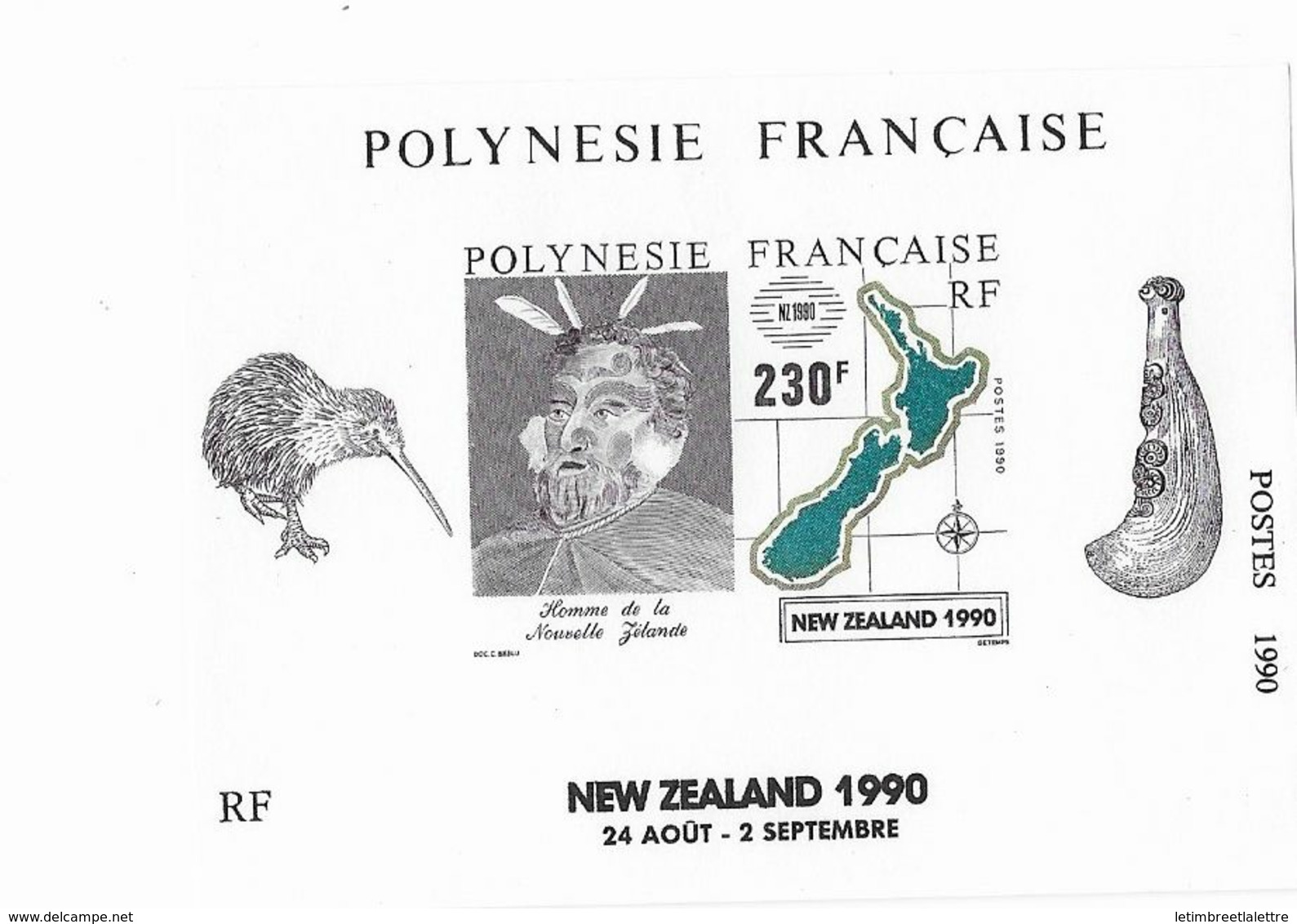 Polynésie  Bloc Feuillet N°17** - Hojas Y Bloques