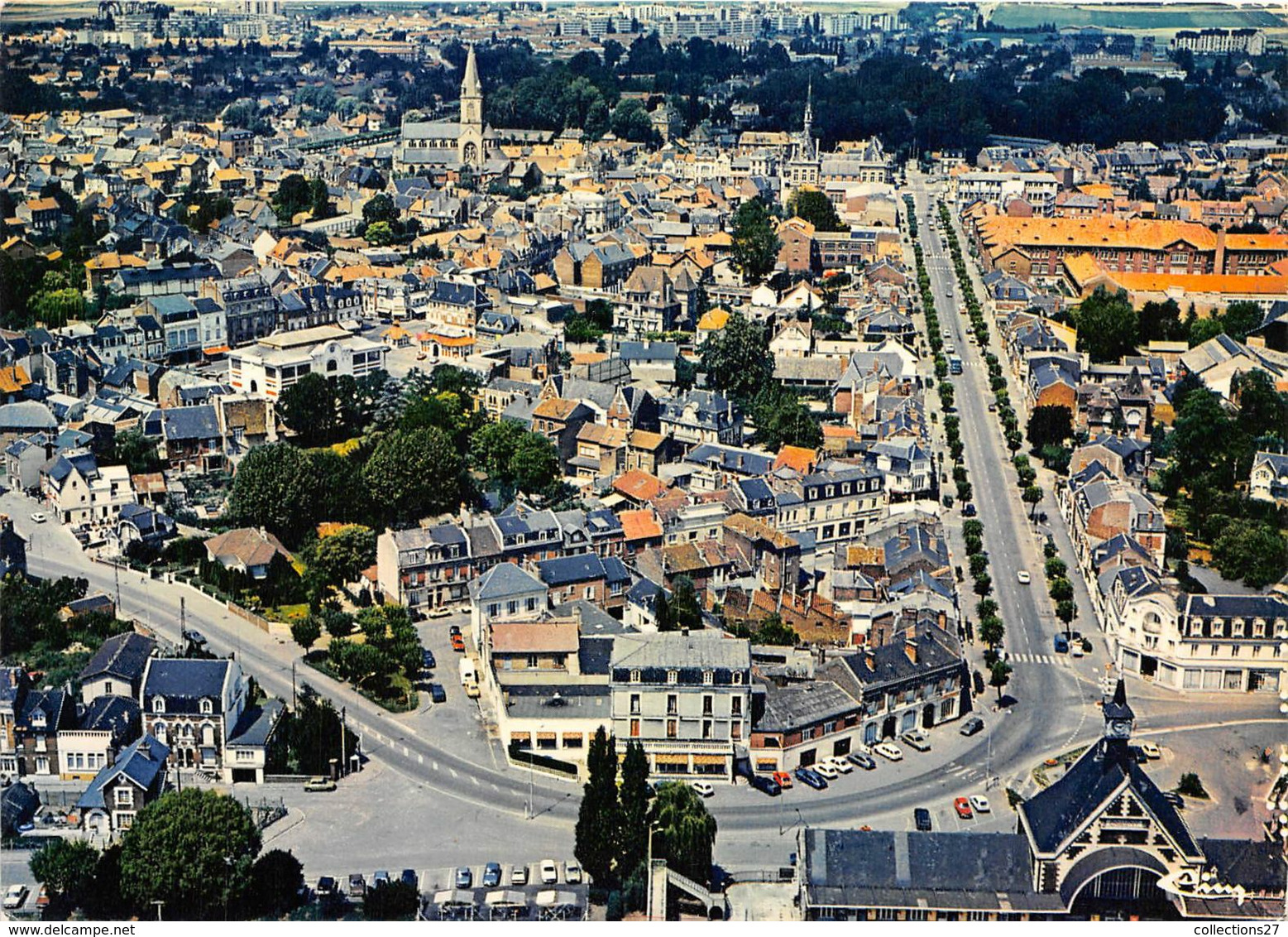 02-CHAUNY-  VUE GENERALE AERIENNE - Chauny