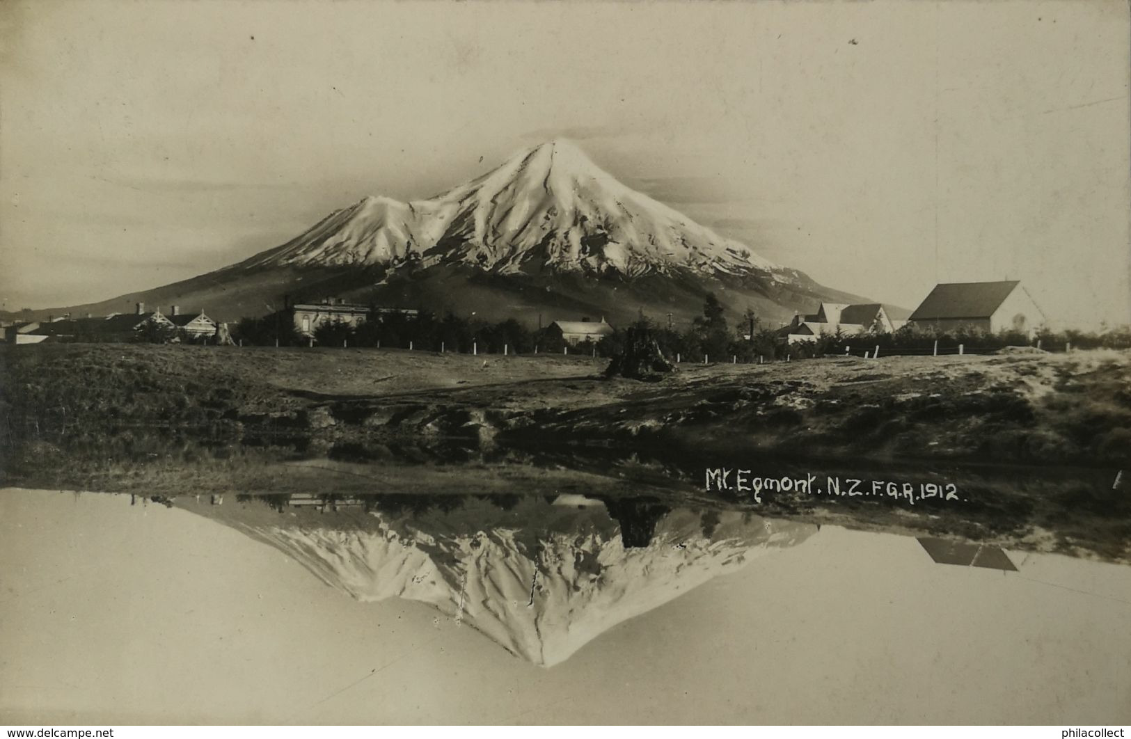 New Zealand / Photo Card - RPPC // Mt. Egmont - Ed F. G. R. 1912 - Neuseeland