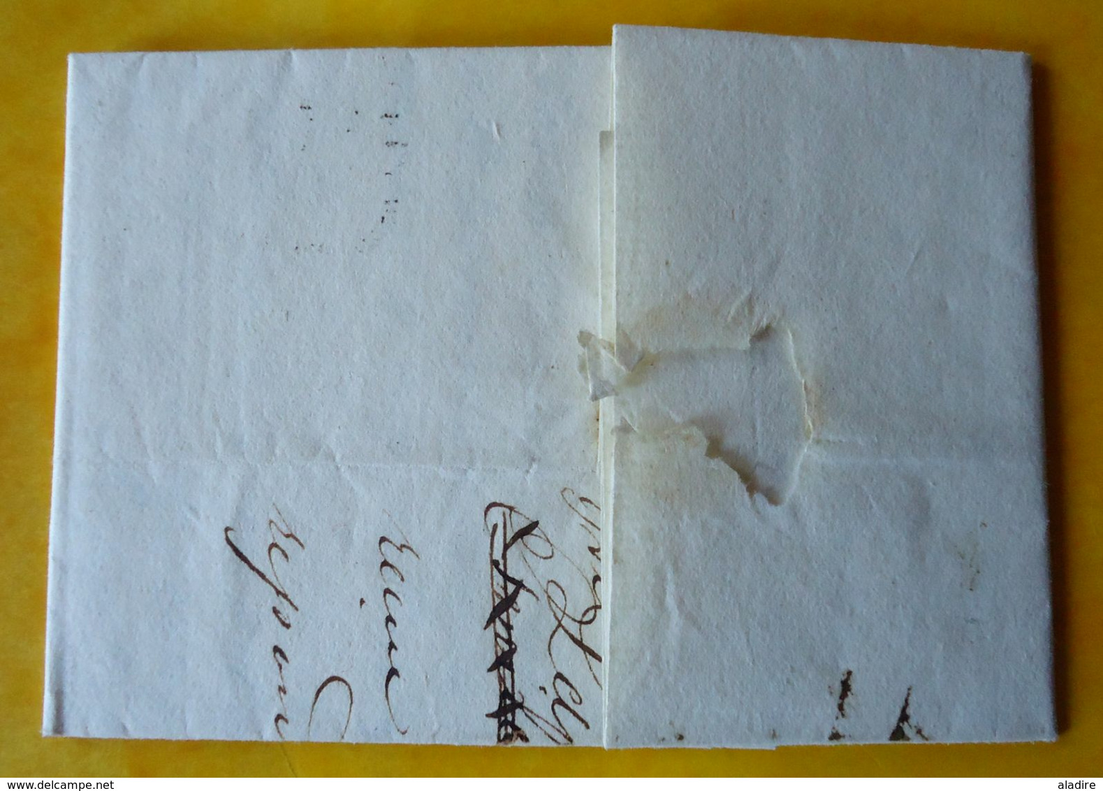 1802 - Lettre Avec Correspondance En Français De 2 Pages De BILBAO, Espagne Vers BORDEAUX, France - ...-1850 Préphilatélie