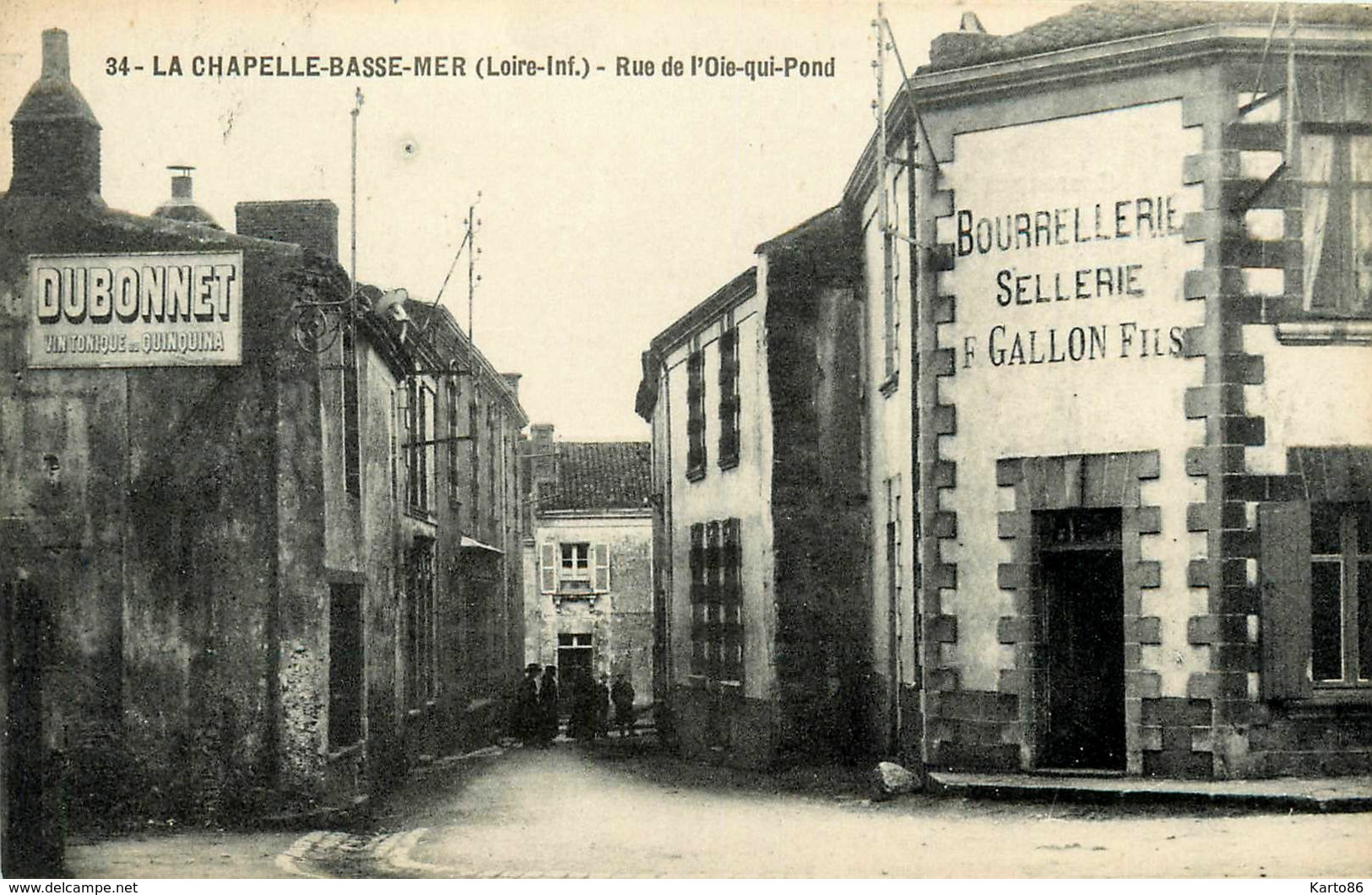 La Chapelle Basse Mer * Rue De L'oie Qui Pond * Bourrellerie Sellerie GALLON - La Chapelle Basse-Mer