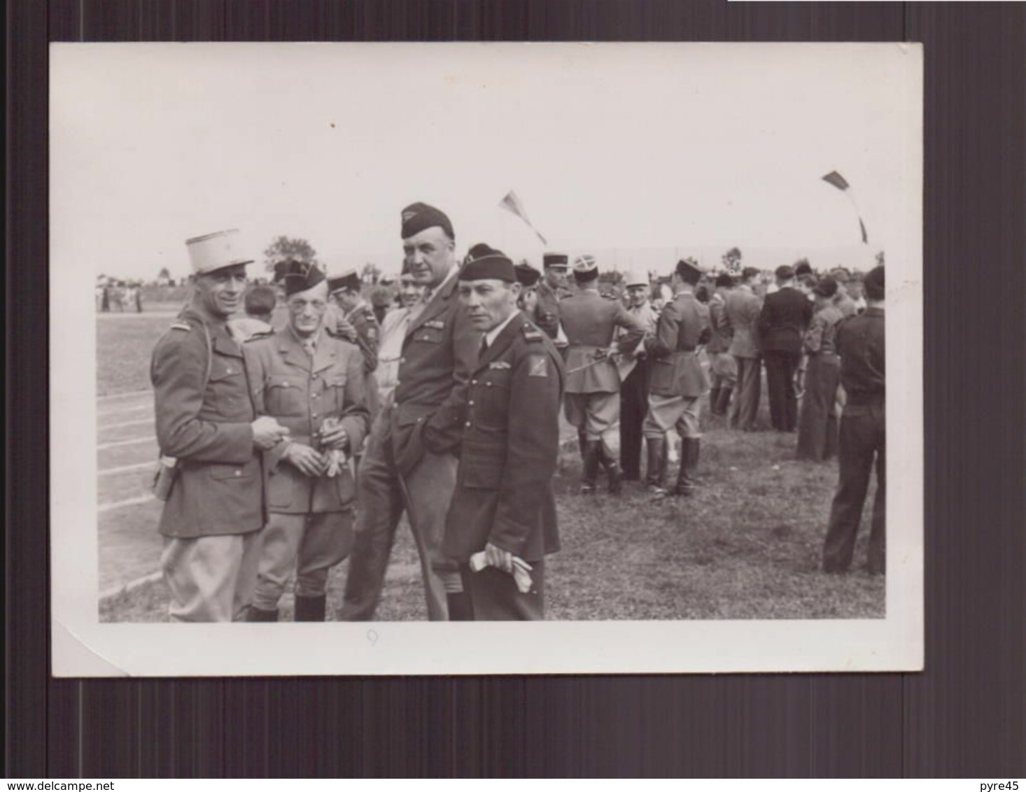 Photo ( 10.5 X 7.5 Cm ) Réunion De Soldats ( 1948 ) - Guerra, Militari