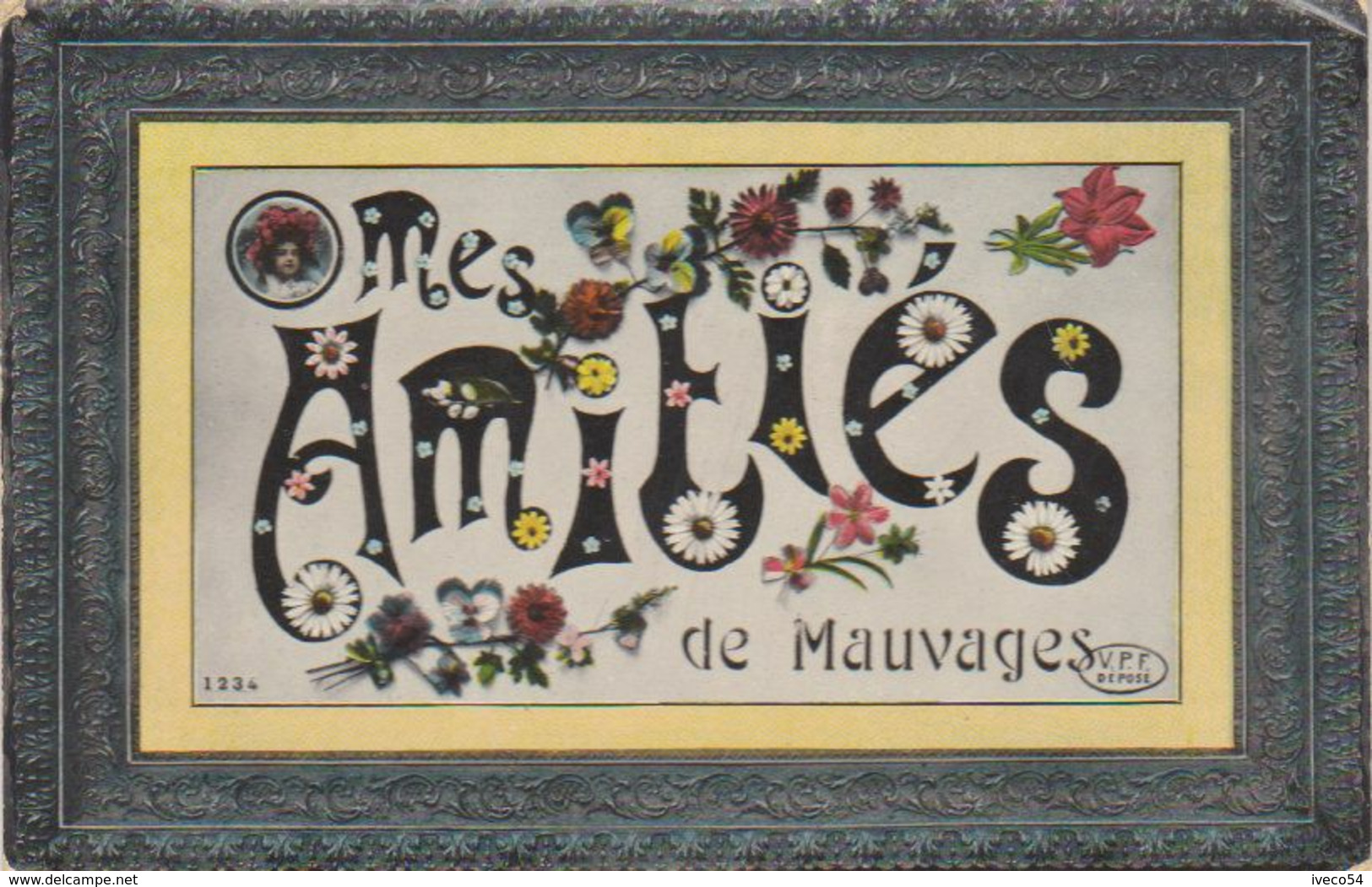 1908 -  Mauvages  " Mes Amitiés De Mauvages " - Sonstige & Ohne Zuordnung