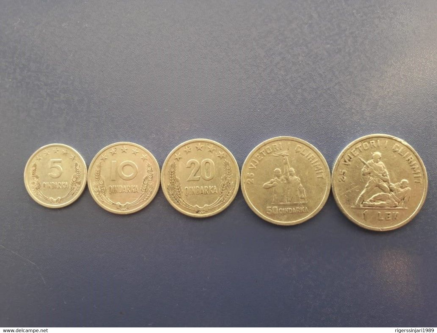 Albania Coins Set 1969  - 25 Th Anniversary Of Independence - Albania