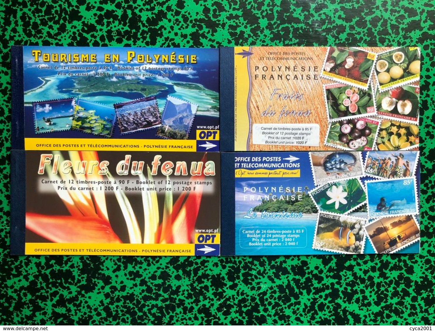 4 CARNETS POLYNÉSIE, MAURY N°4+ N°5A+ N°7+ N°11, COTE MAURY 615€, NEUF - Booklets