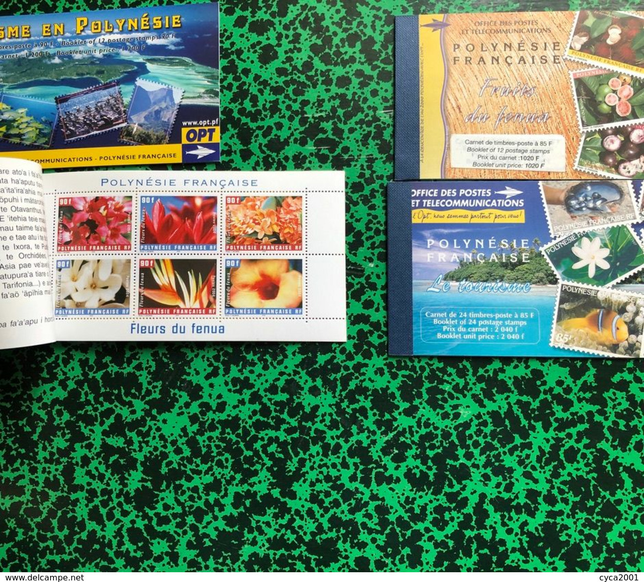 4 CARNETS POLYNÉSIE, MAURY N°4+ N°5A+ N°7+ N°11, COTE MAURY 615€, NEUF - Booklets