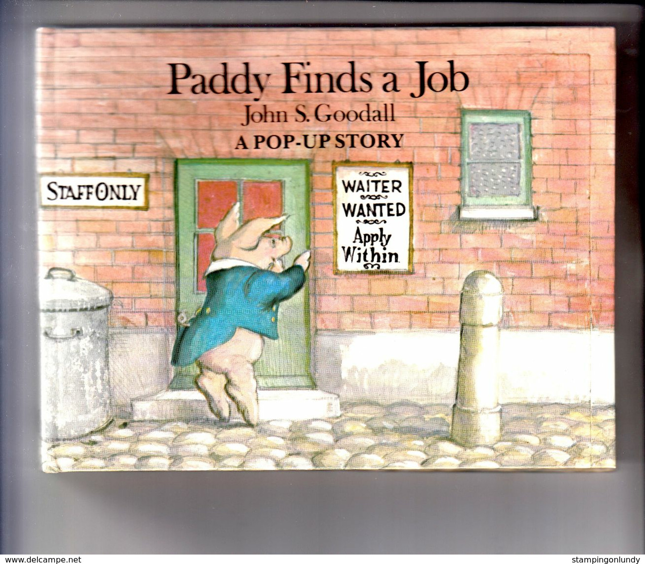 Paddy Finds A Job John S Goodall HB Pop Up Book 1981 1st Edition. Free UK P+p! - Libros Animados