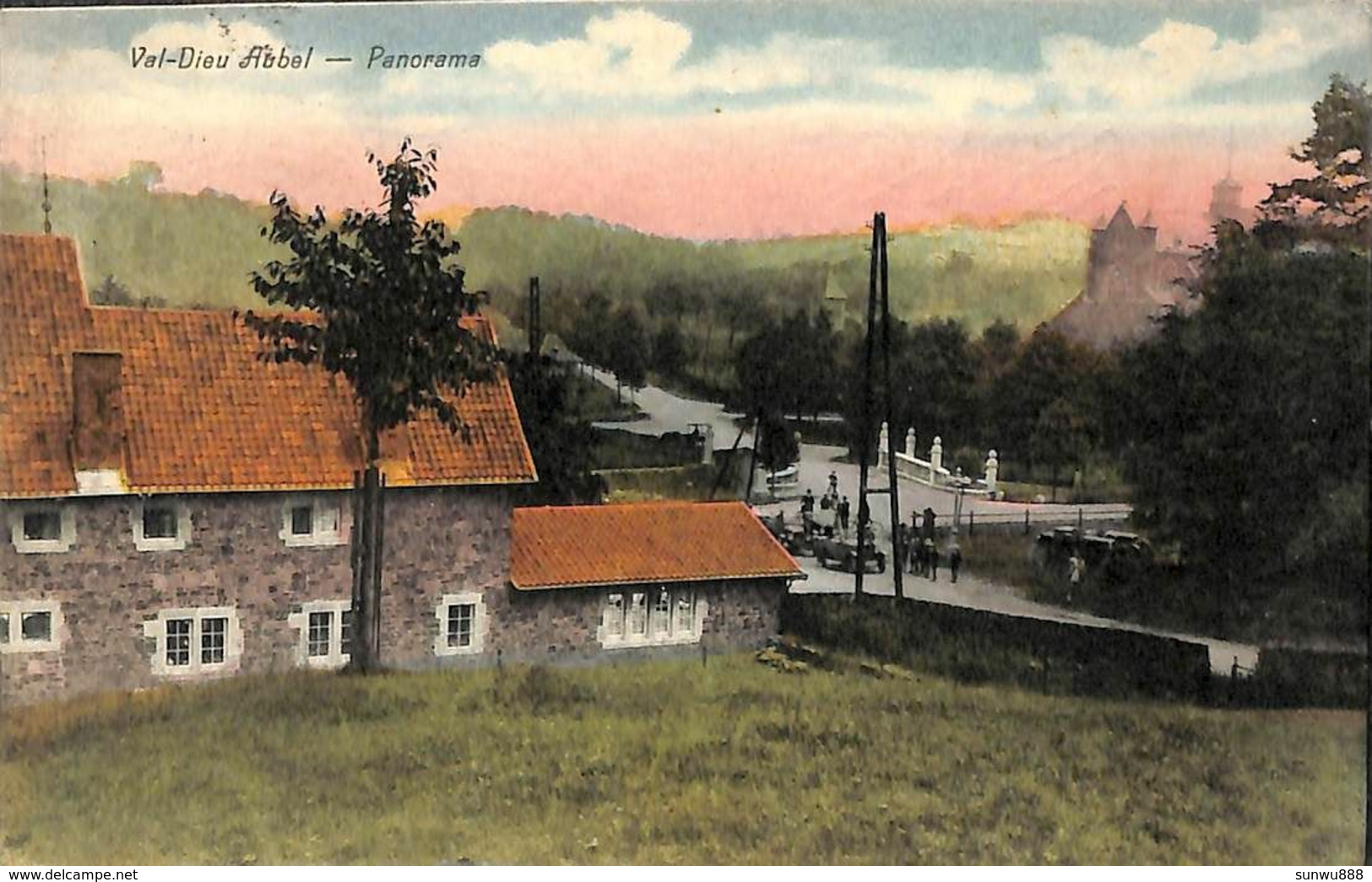 Val-Dieu Aubel - Panorama (animée Colorisée Oldtimer, Edit. Franck Collard) (prix Fixe) - Aubel