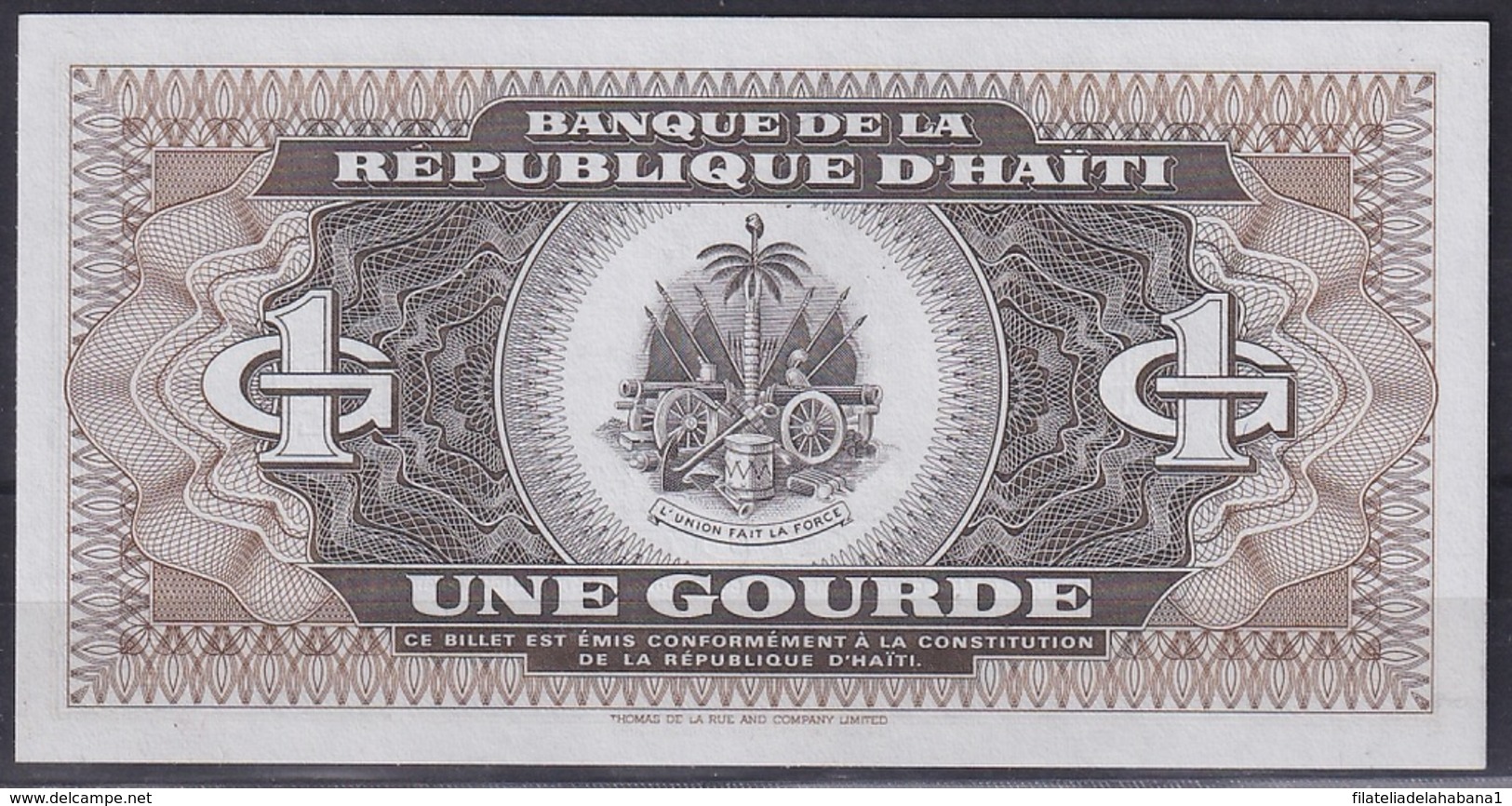 F-EX18887 HAITI UNC 1 GOURDE 1993 LOUVERTURE. - Haiti