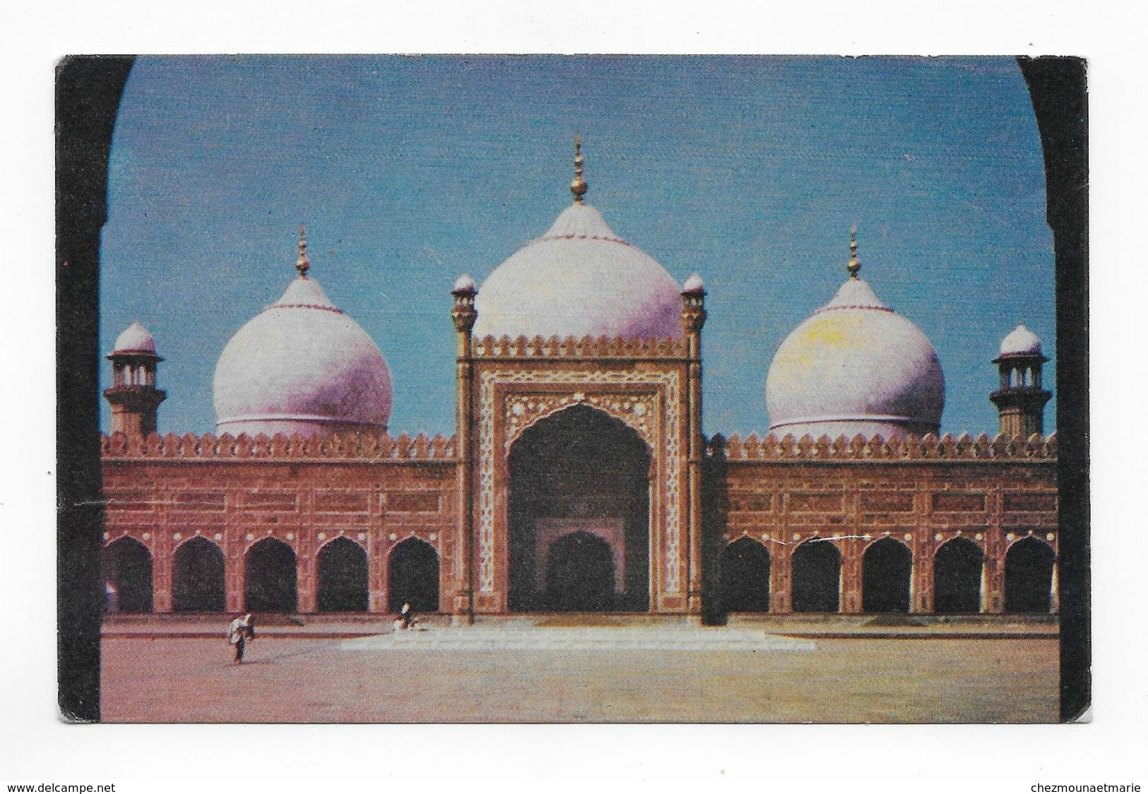 SHAHI MOSQUEE LAHORE PAKISTAN POUR PETITJEAN LYON AZFAL STORES BY AIR MAIL - CPSM - Pakistán