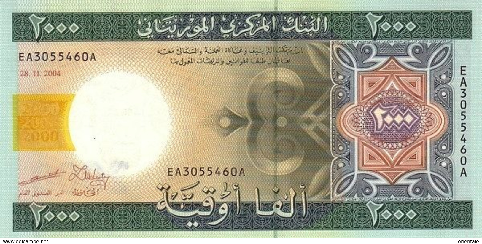 MAURITANIA P. 14a 2000 O 2004 UNC - Mauritania