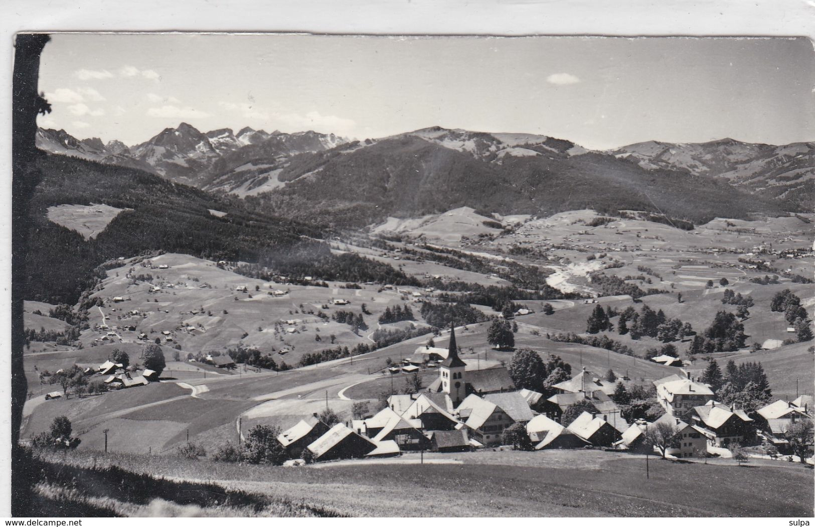 Guggisberg Mit Den Freiburger Voralpen. Fotokarte - Guggisberg