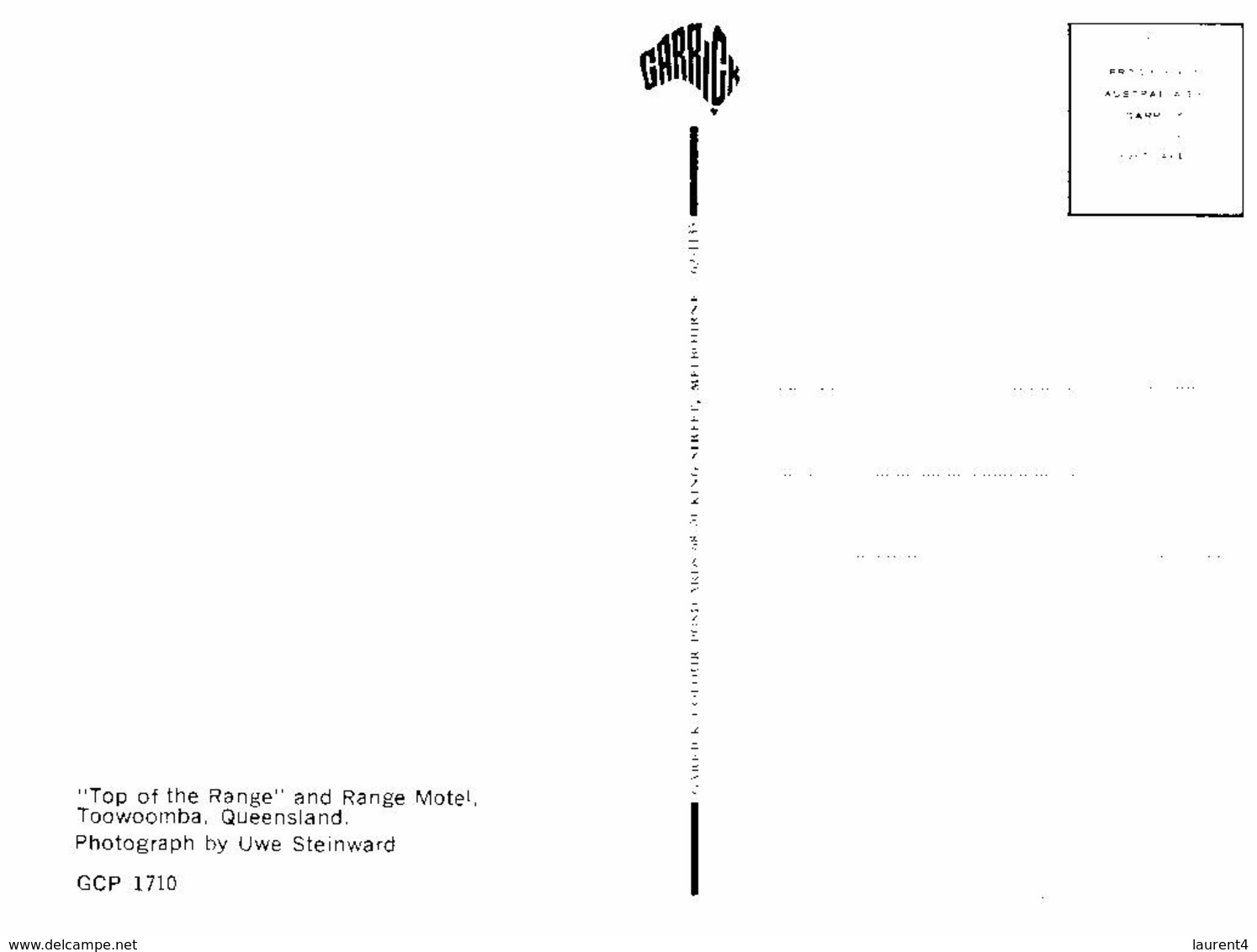 (N 20 A) Australia - QLD - Toowomba Top Of The Range & Motel - Towoomba / Darling Downs