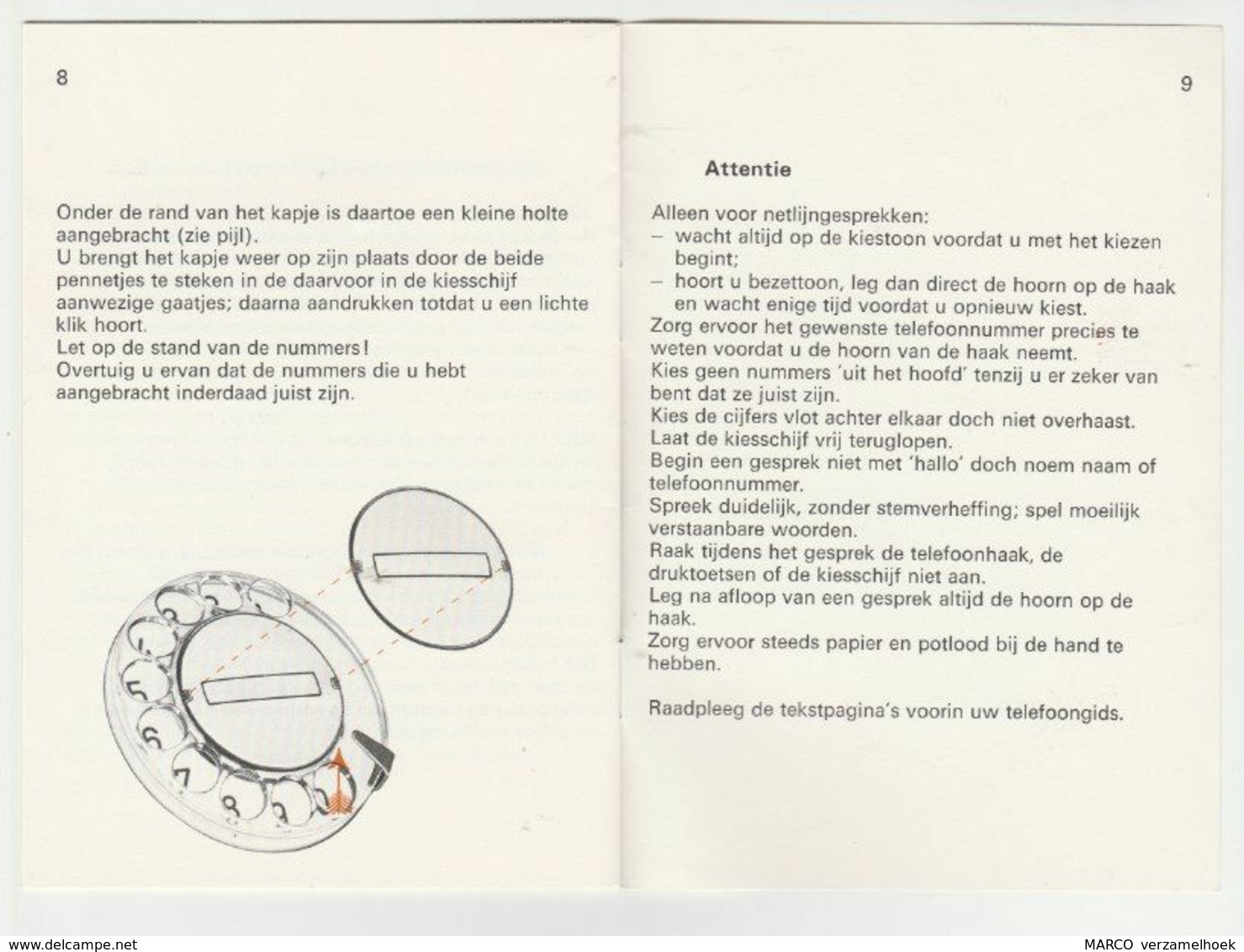 PTT Telecommunicatie Gebruiksaanwijzing Telefoon- Téléphone SE 5 - Telefonia