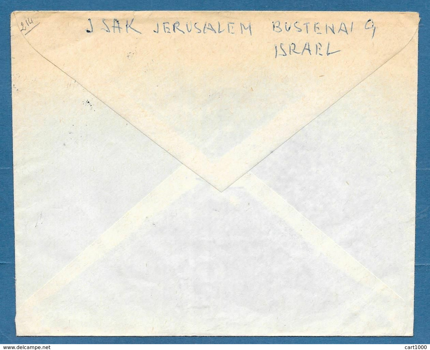 ISRAEL AIR MAIL TO ROMA N°214 - Other & Unclassified