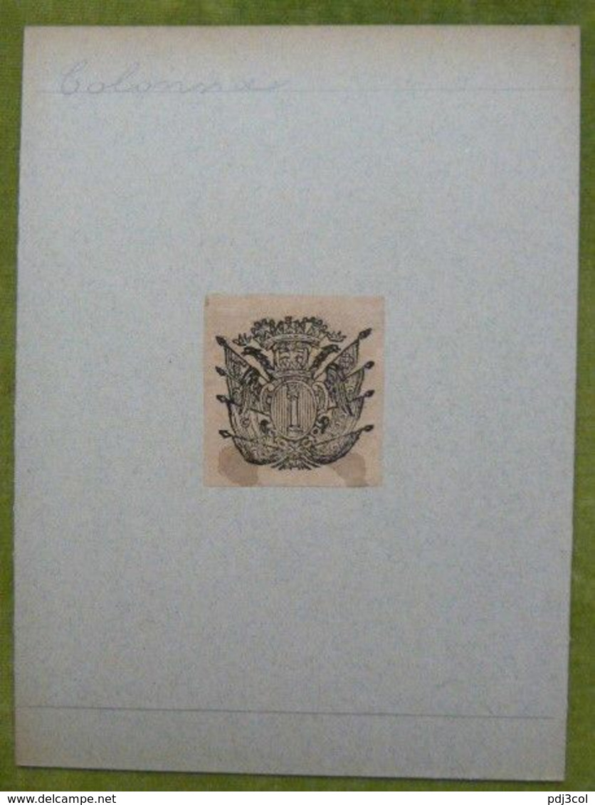 Ex-libris Héraldique Illustré XVIIIème - ITALIE - COLONNA - Bookplates