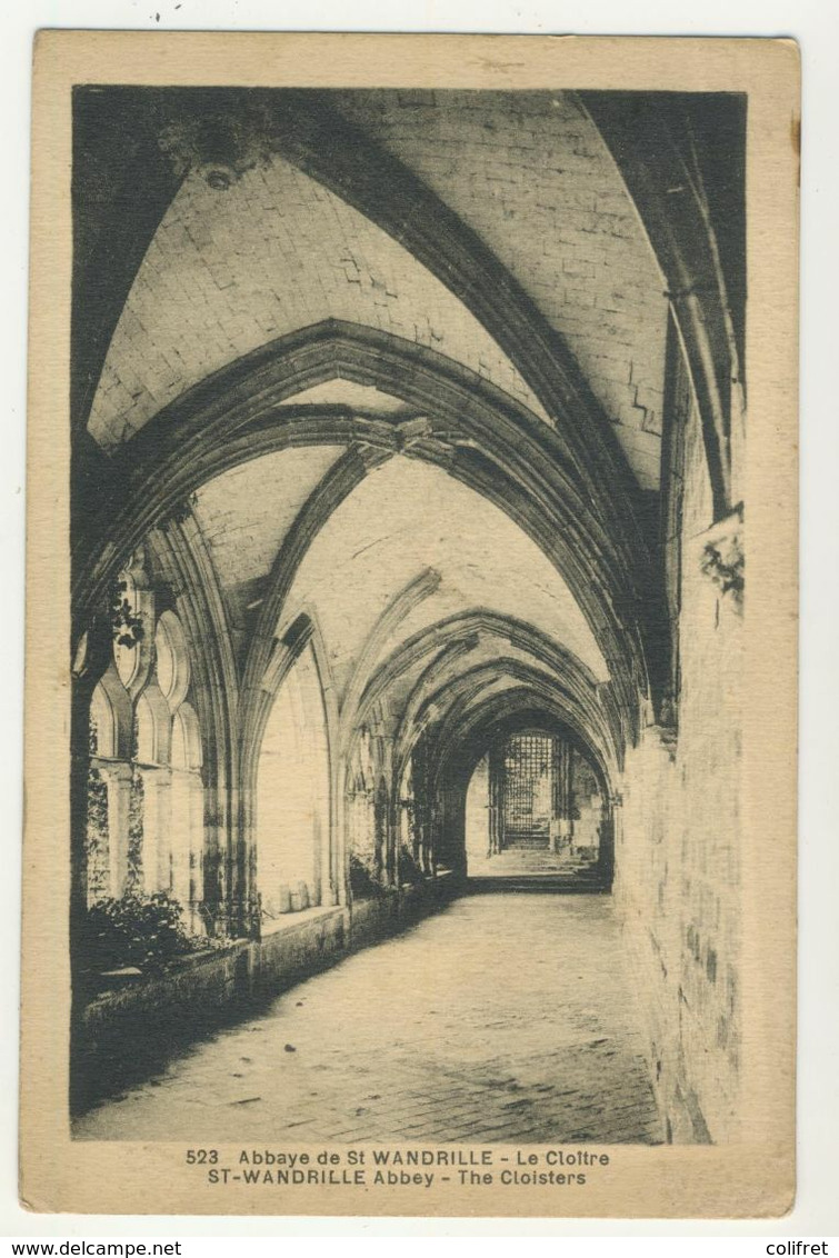 76 - Abbaye De St-Wandrille - Le Cloître - Saint-Wandrille-Rançon