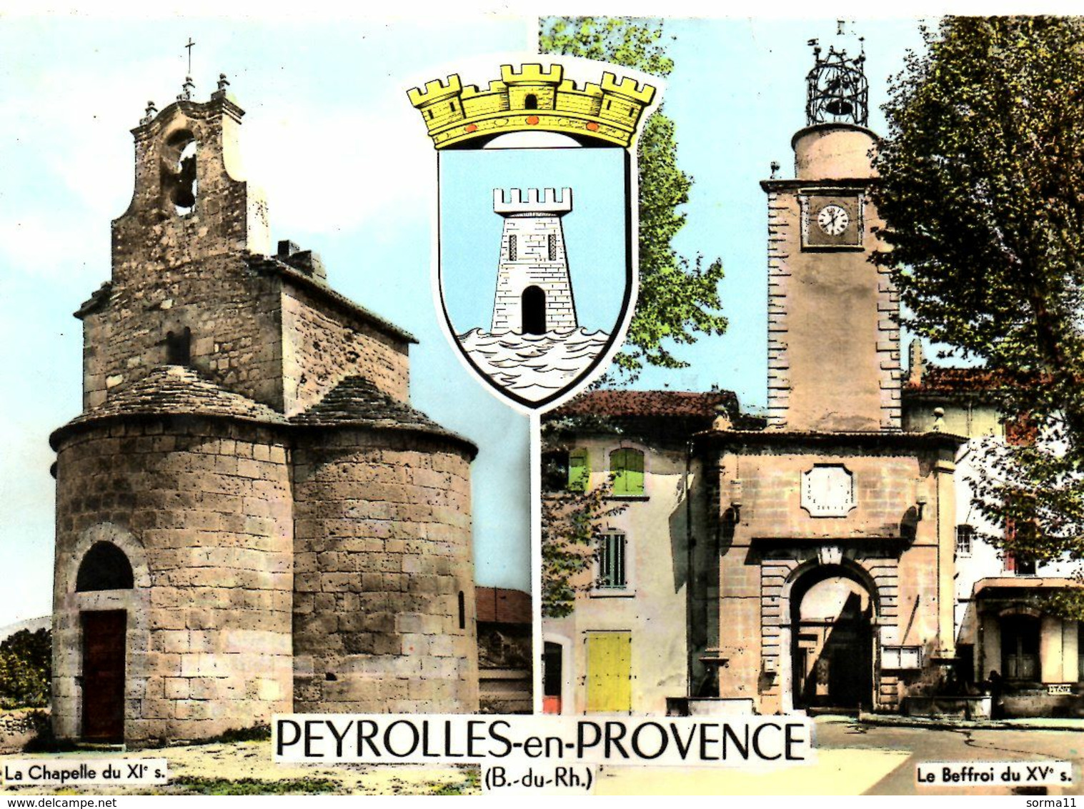 CPSM PEYROLLES EN PROVENCE 13 Deux Vues - Peyrolles