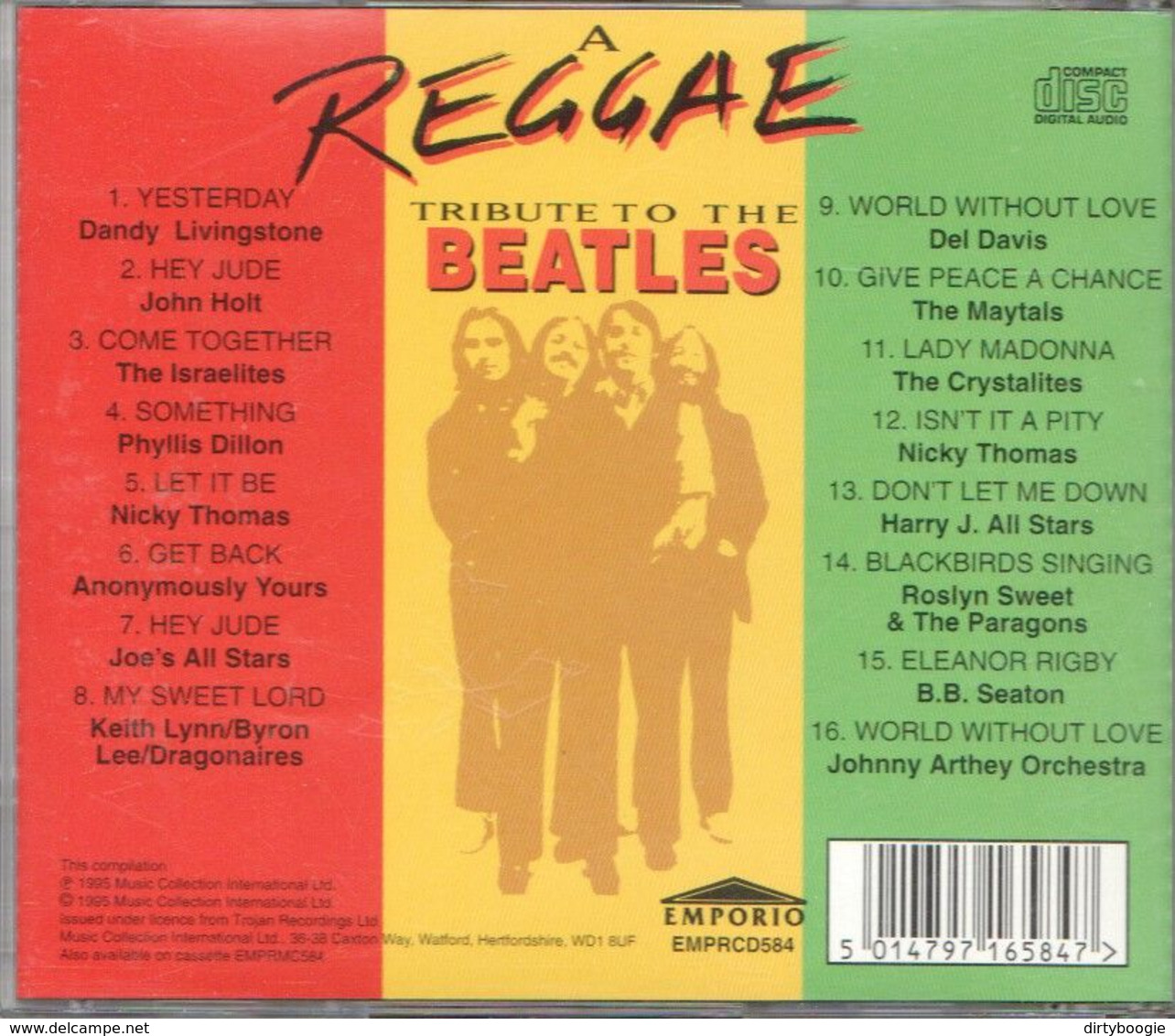 A REGGAE TRIBUTE TO THE BEATLES - CD - Reggae