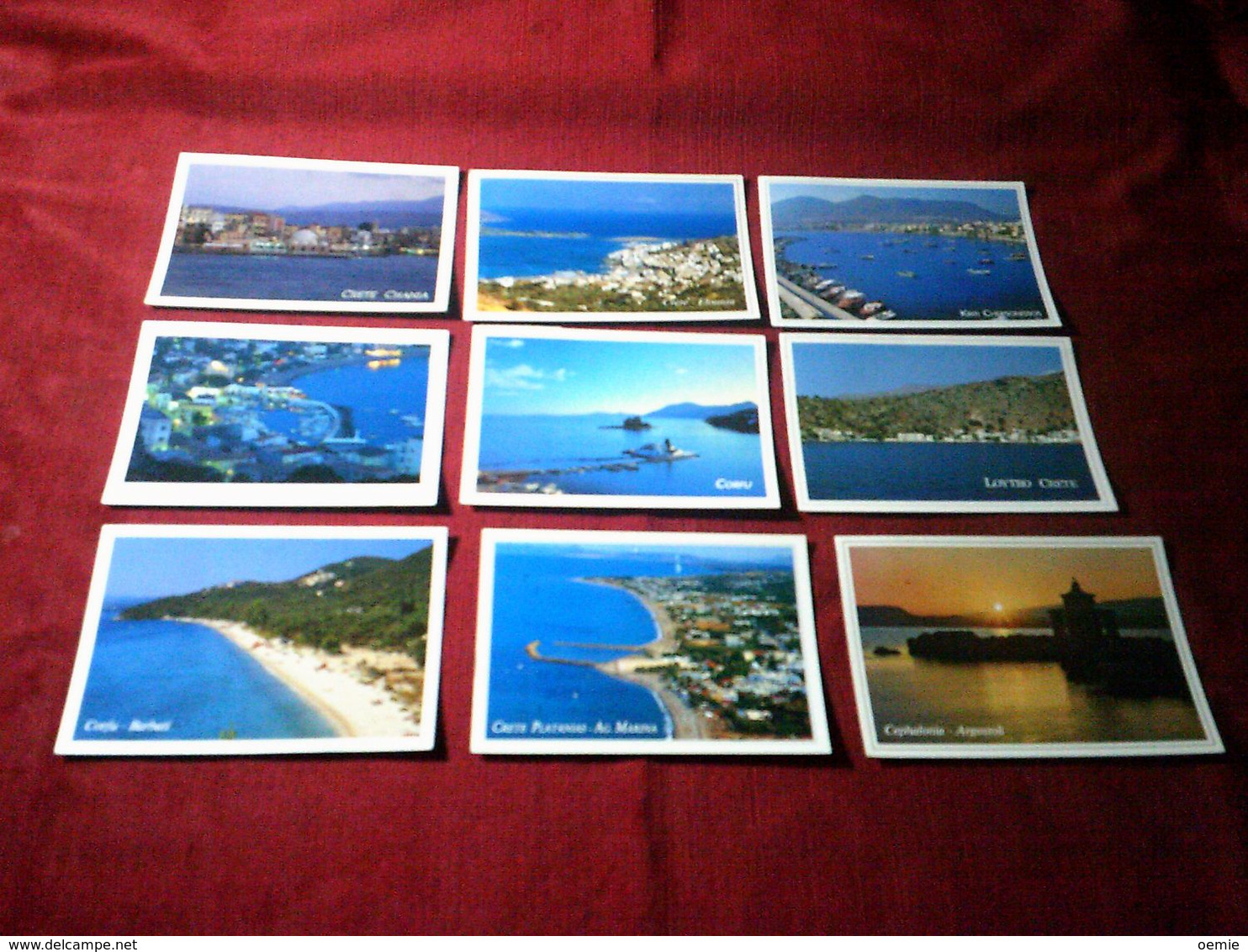 LOT DE CARTES POSTALES DE GRECE  /  TOUTES VOYAGES  AVEC TIMBRE  ( 4882 ) - Collections