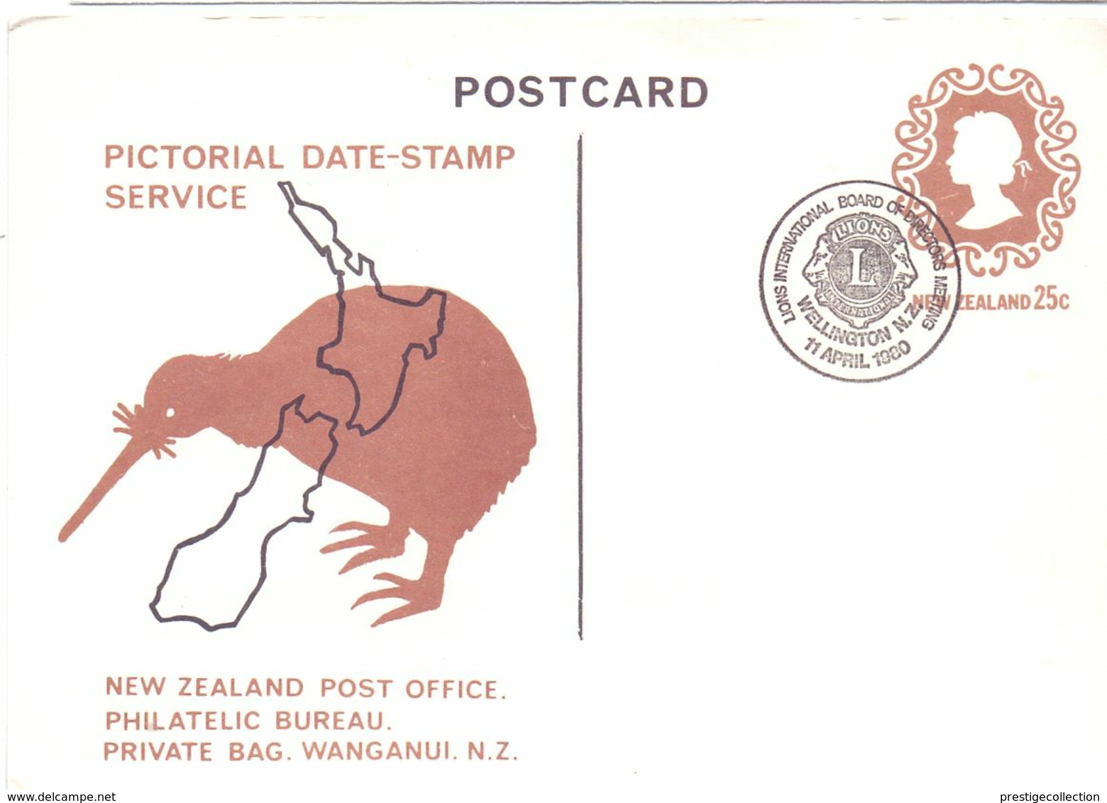 NEW ZELAND STATIONERY POSTCARD 1980   SPECIAL POSTMARK    (SETT200248) - Postwaardestukken