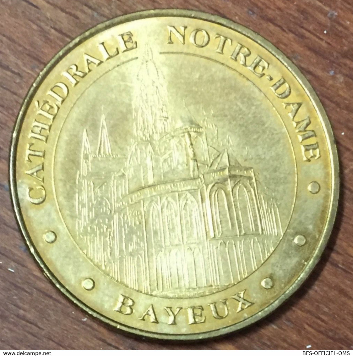 14 BAYEUX CATHÉDRALE NOTRE DAME MDP 2010 MÉDAILLE SOUVENIR MONNAIE DE PARIS JETON TOURISTIQUE MEDALS TOKENS COINS - 2010