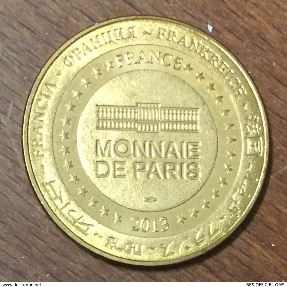 14 COURSEULLES SUR MER CENTRE JUNO BEACH MÉDAILLE MONNAIE DE PARIS 2013 JETON MEDALS COINS TOKENS - 2013