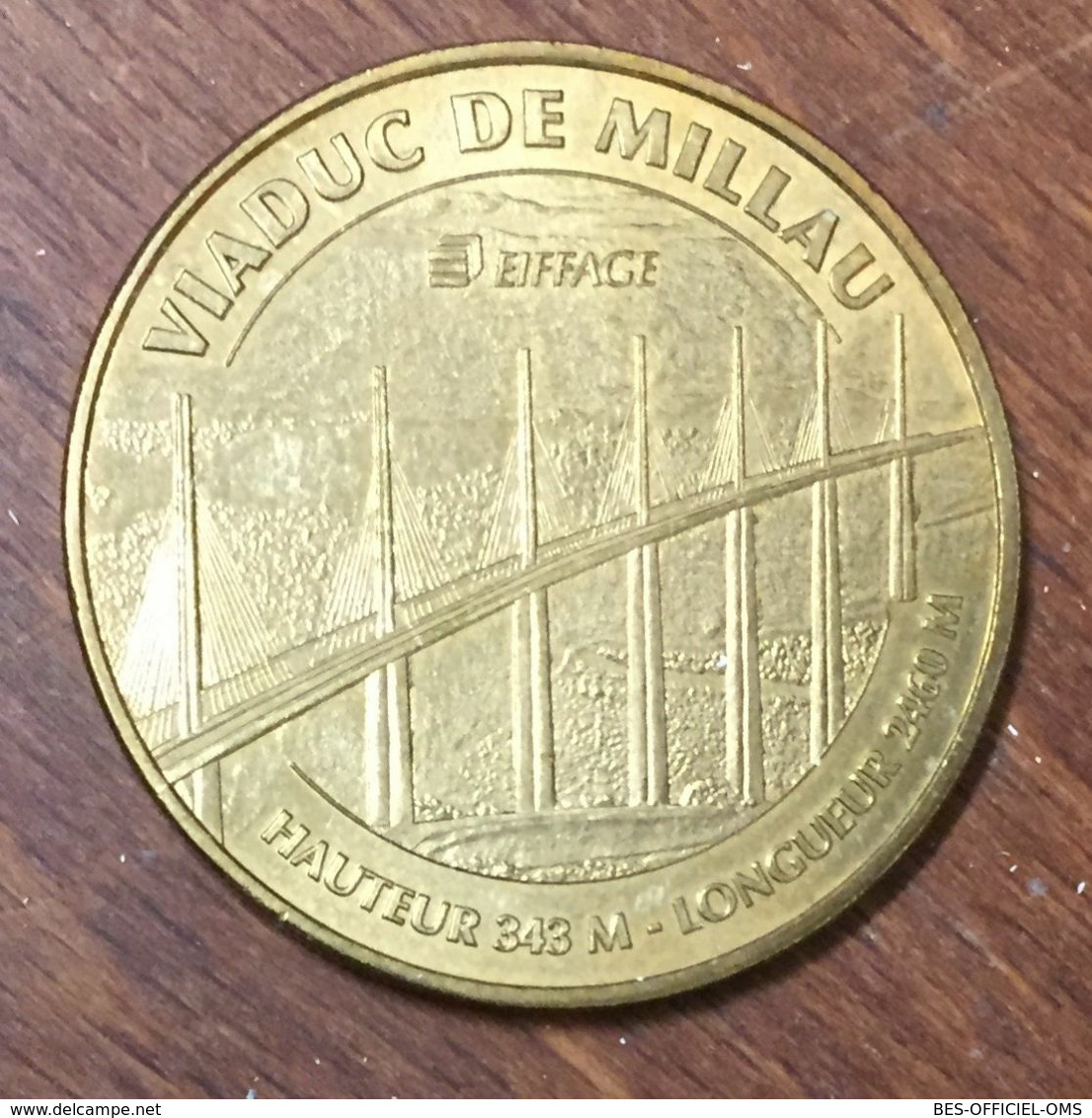 12 MILLAU LE VIADUC MÉDAILLE SOUVENIR MONNAIE DE PARIS 2013 JETON TOURISTIQUE MEDALS TOKENS COINS - 2013