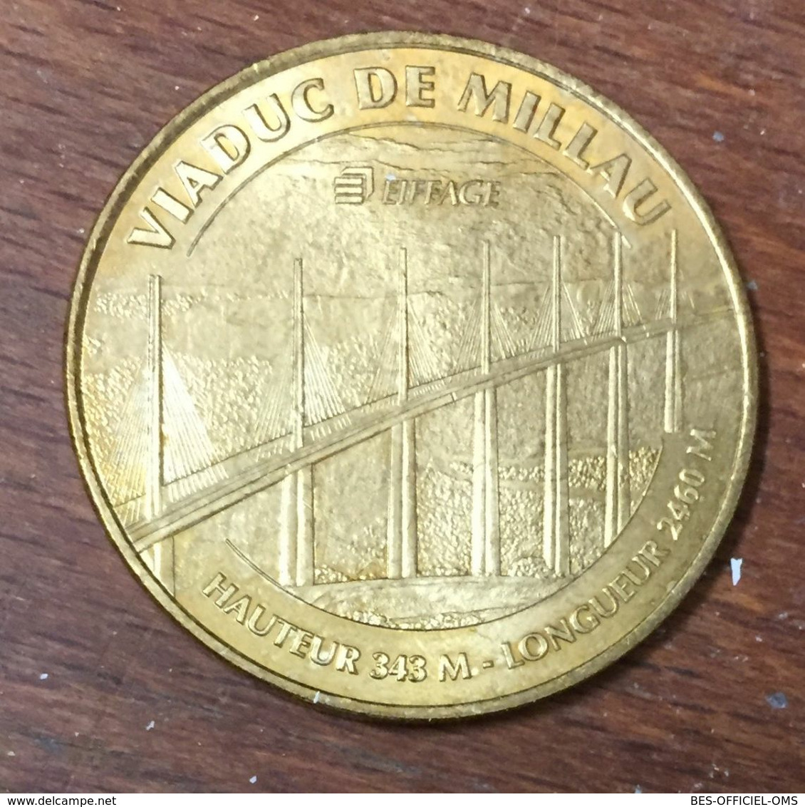 12 MILLAU LE VIADUC MÉDAILLE SOUVENIR MONNAIE DE PARIS 2008 JETON TOURISTIQUE MEDALS TOKENS COINS - 2008