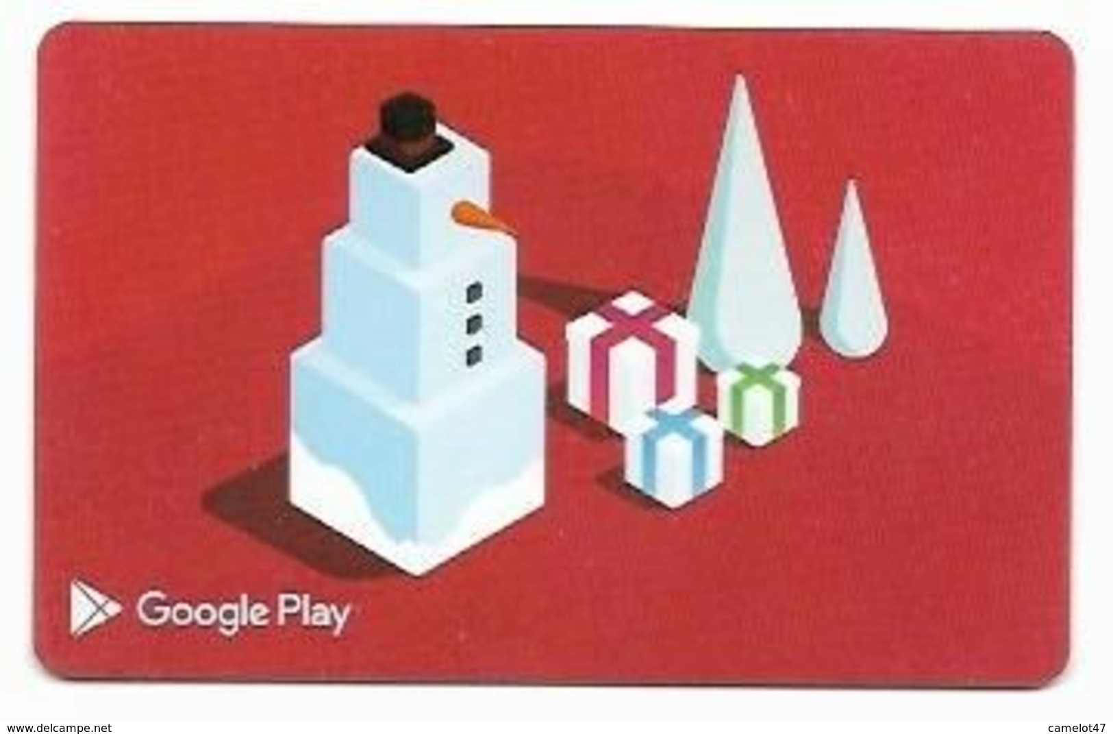 Gopogle Play U.S.A.  Carte Cadeau Pour Collection, Sans Valeur # Google-2 - Treuekarten