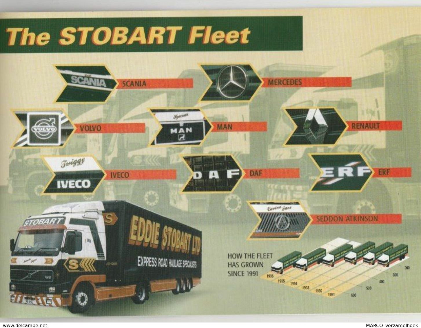 eddie stobart fan club spotter 1997 carlisle cumbria (GB)