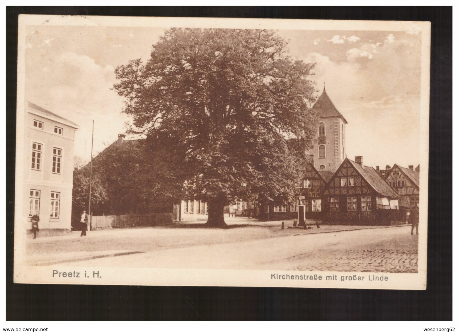 AK Preetz Kirchenstrasse 1929 - Preetz