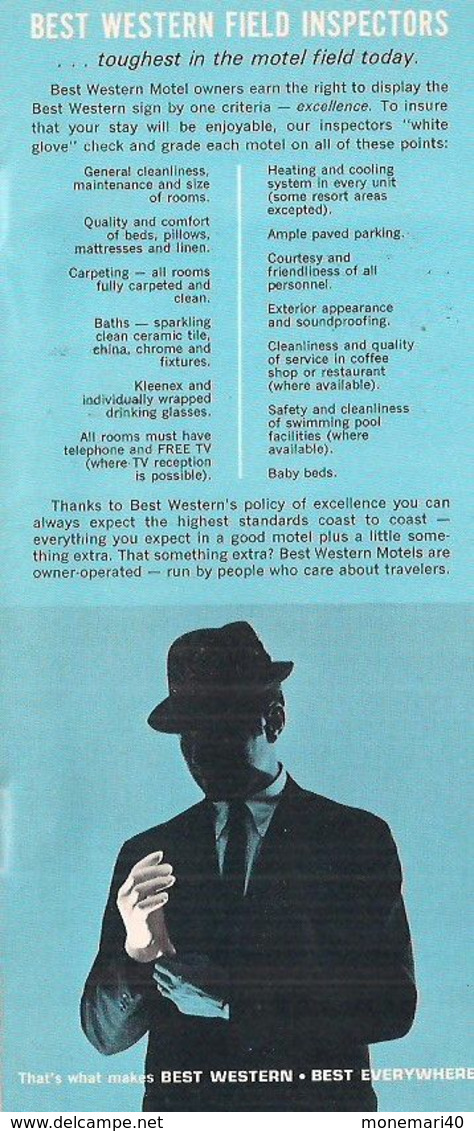 U.S.A. - 1967 TRAVEL GUIDE - WORLD'S LARGEST CHAIN OF INDIVIDUALY OWNED MOTELS.