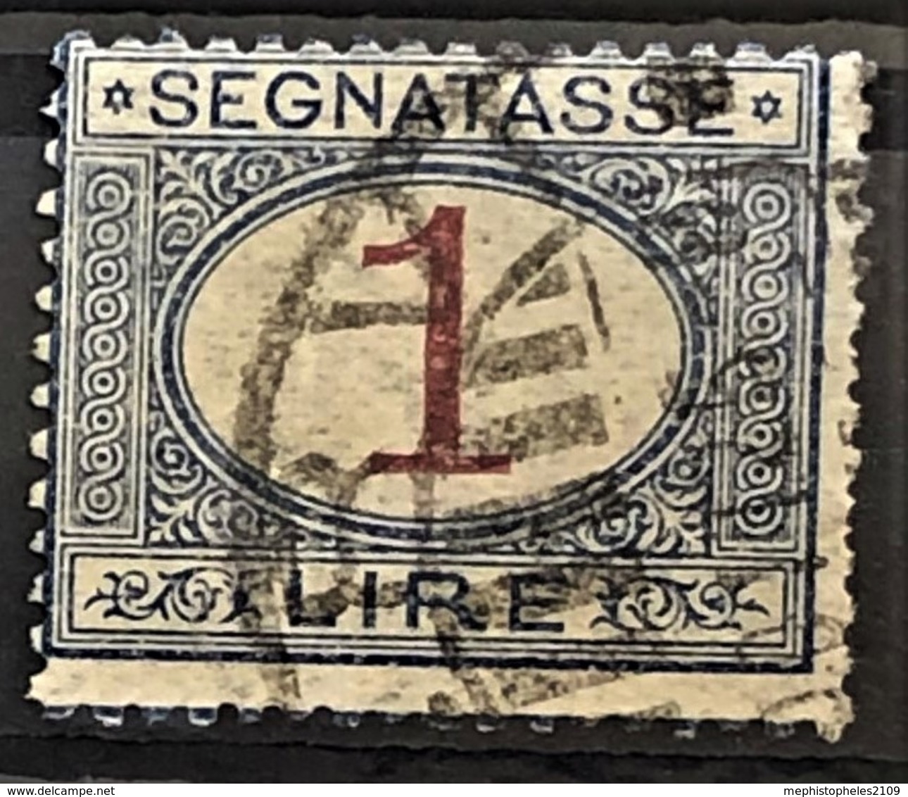 ITALY / ITALIA 1870/1925 - Canceled - Sc# J13 - Postage Due / Segnatasse - 1L - Taxe