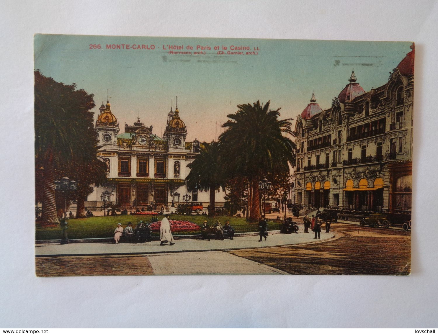 Monte-Carlo. - L'Hôtel De Paris Et Le Casino.(14 - 9 - 1928) - Hotels