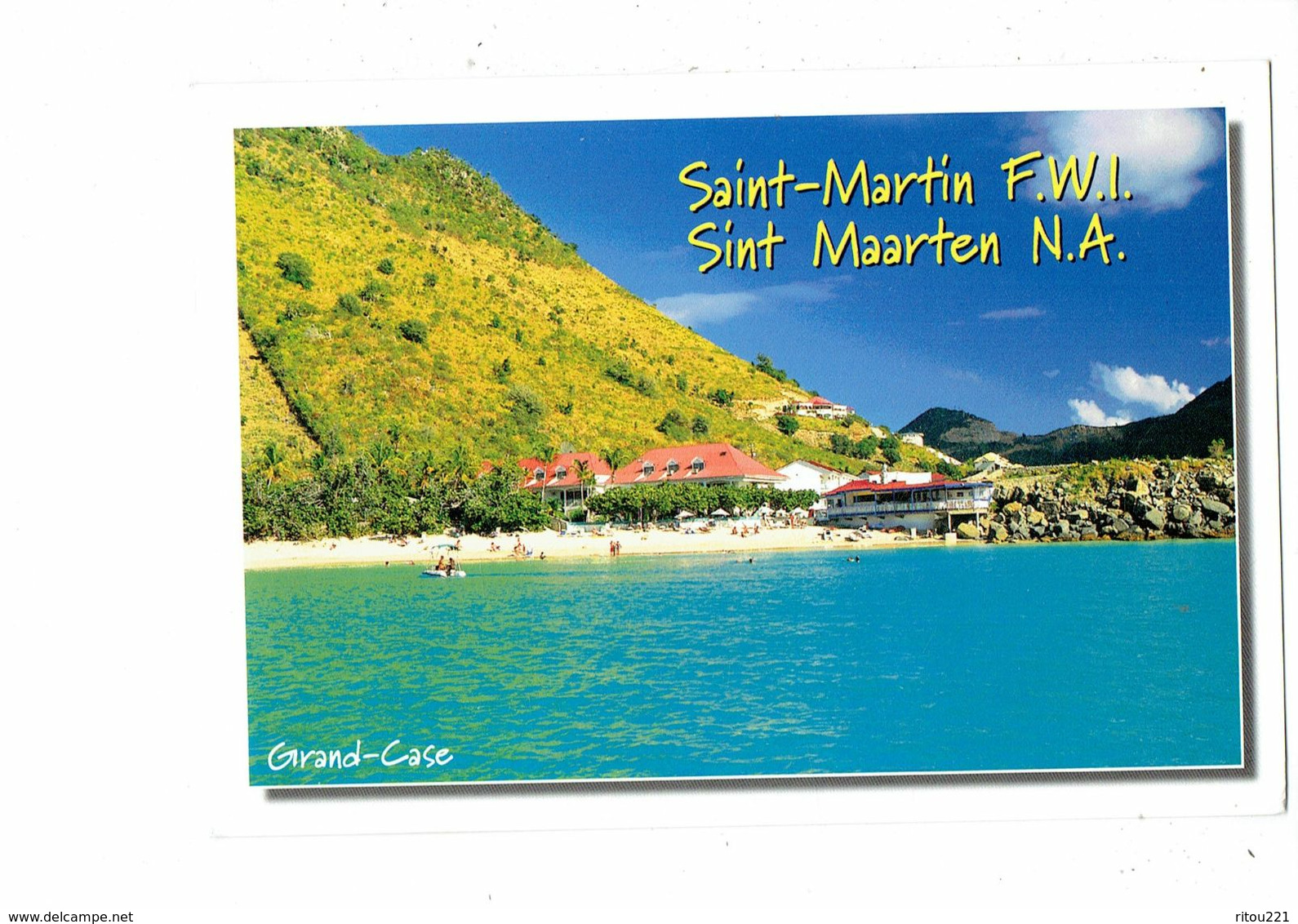 Cpm GUADELOUPE - Saint-Martin - F.W.I. - Grand-Case - - Saint Martin