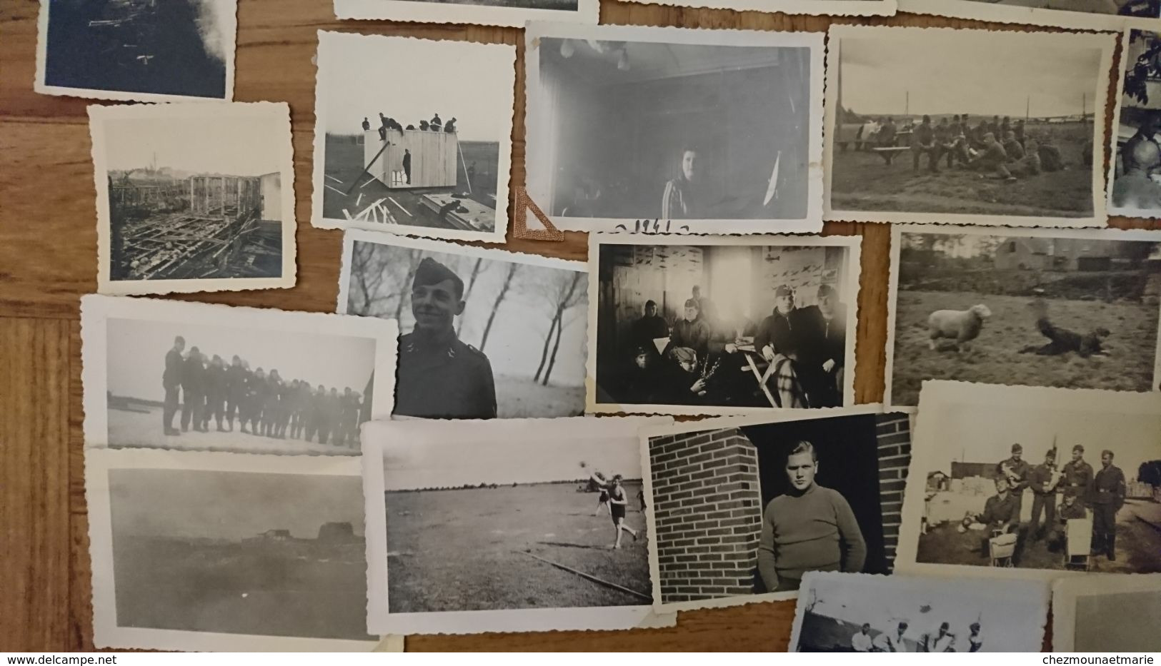 ARMEE DE L AIR ALLEMANDE ENTRE 1939 ET 1941 MOULIN CIMETIERE RENNES GARE LISTE DE NOMS PONT DETRUIT - LOT DE 37 PHOTOS - Guerra, Militares