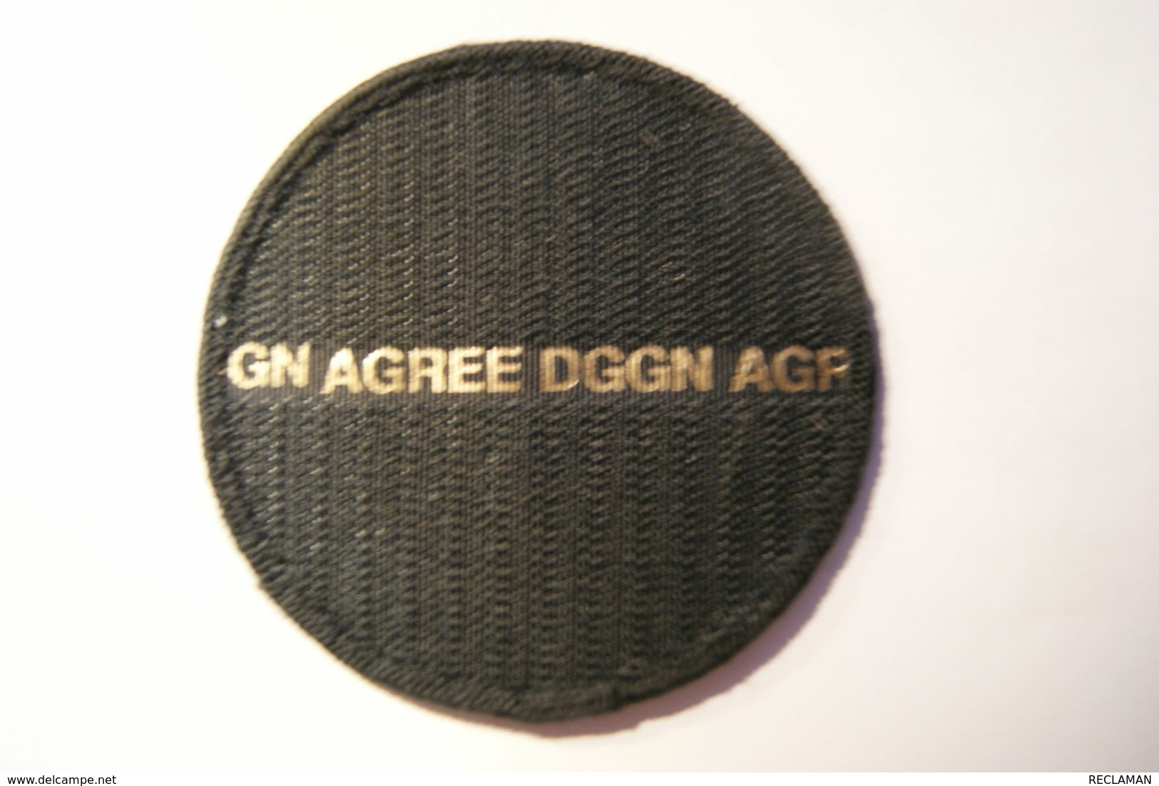 PATCH ECUSSON INSIGNE FORCES DE GENDARMERIE AFGHANISTAN AGREE DGGN - Police