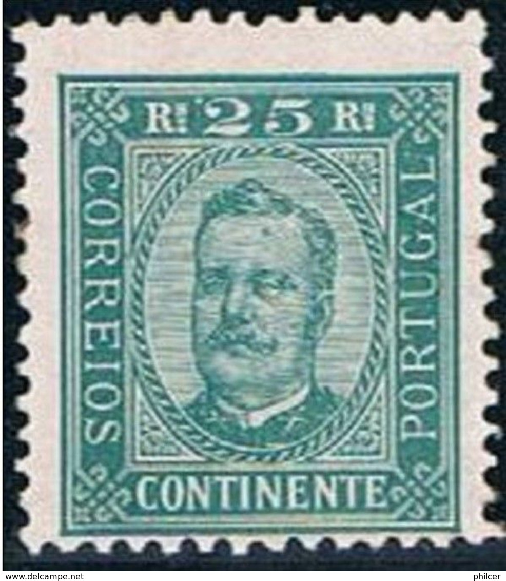 Portugal, 1892/3, # 70 Dent. 11 3/4x12, MH - Unused Stamps